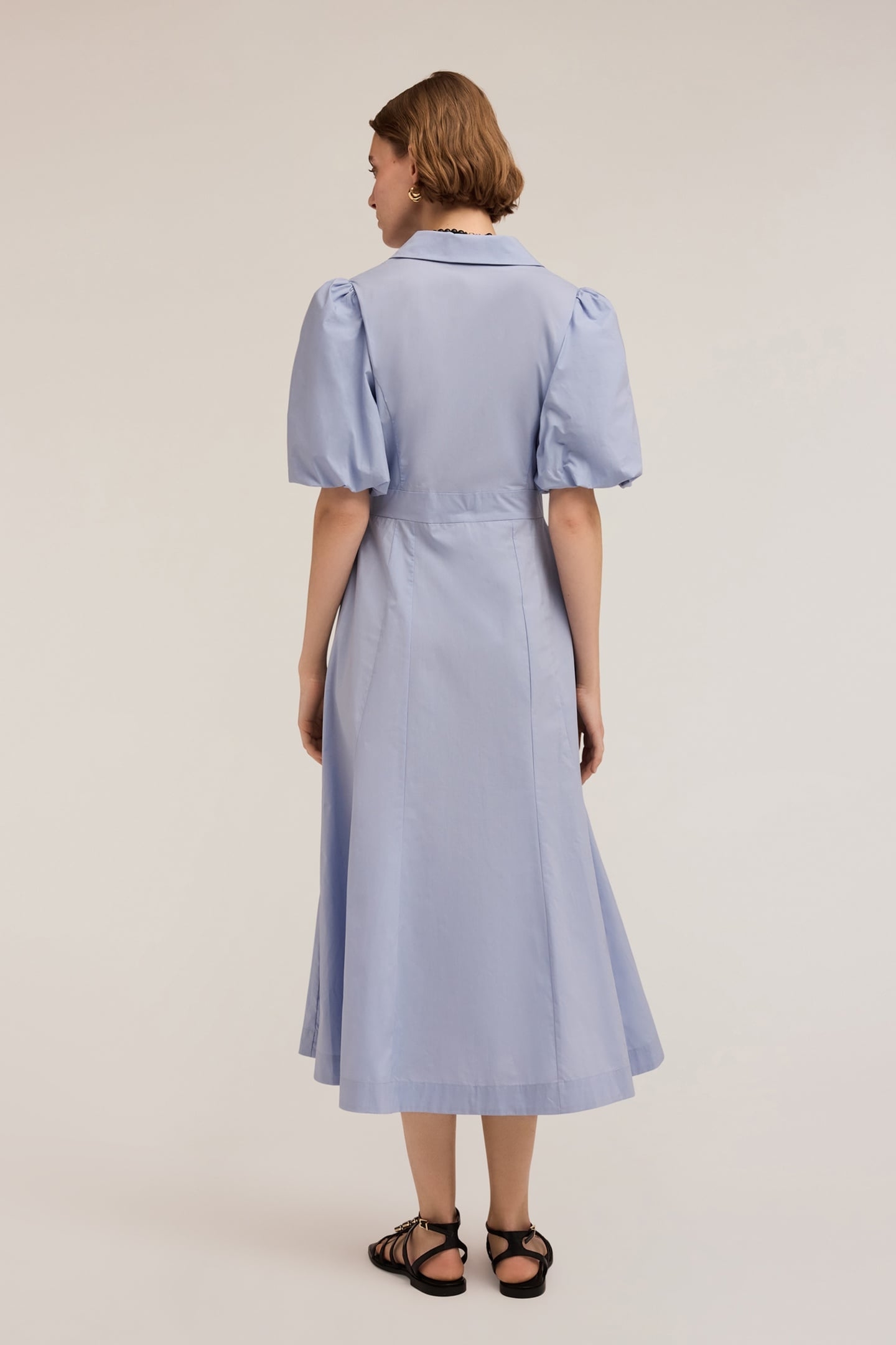 POPLIN CHEMISIER DRESS LIGHT BLUE 2