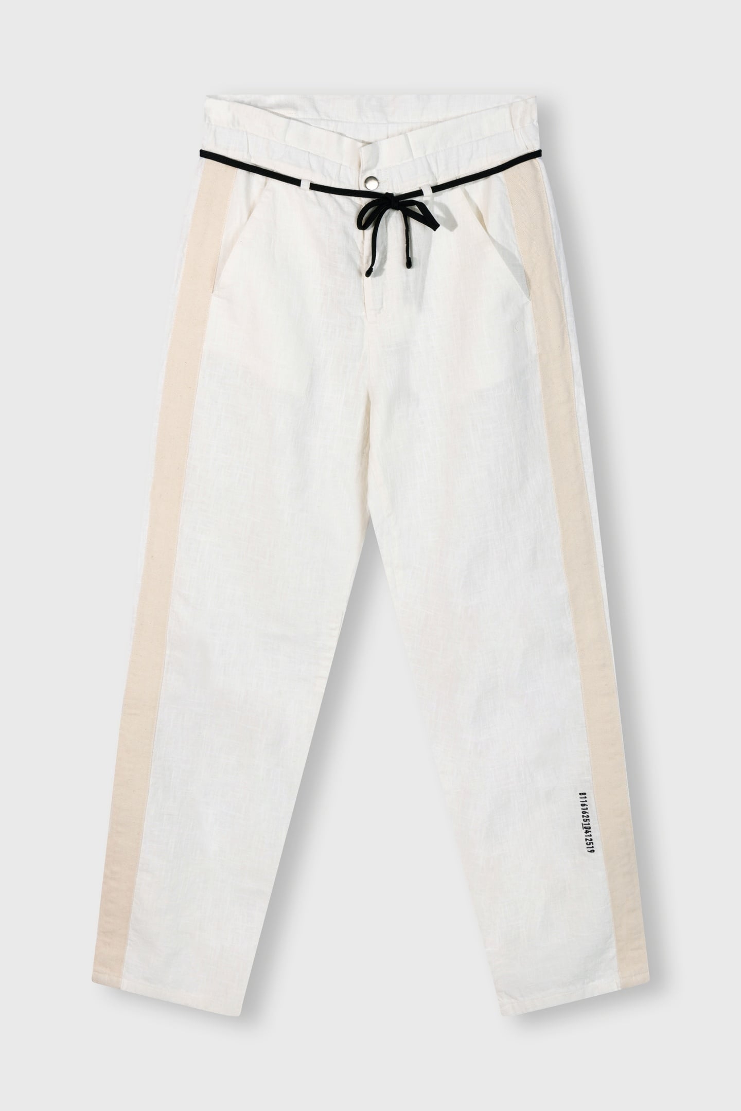 PAPERBAG PANTS ECRU 1