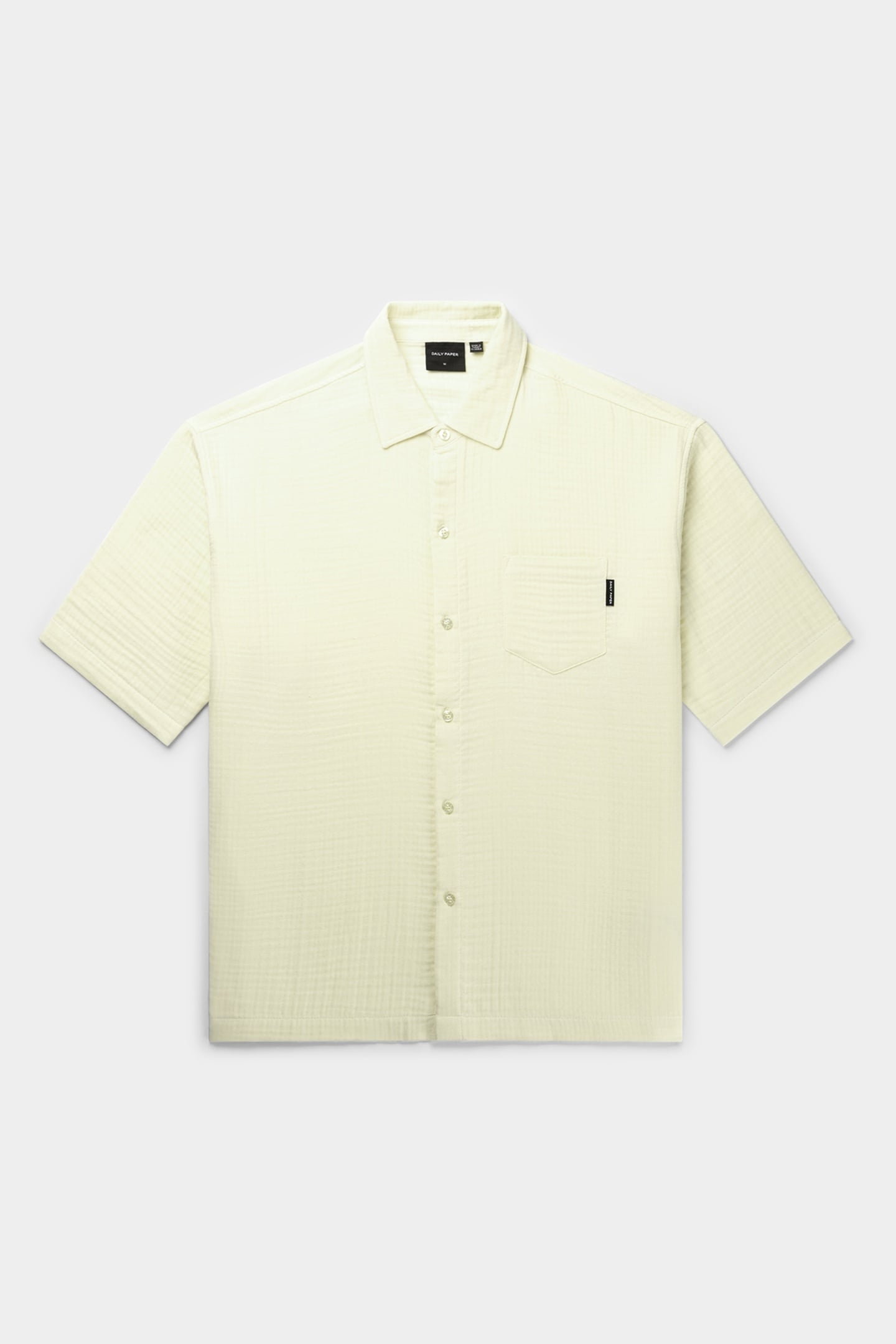 ENZI SEERSUCKER SHORT SLEEVE SHIRT ICING YELLOW 3