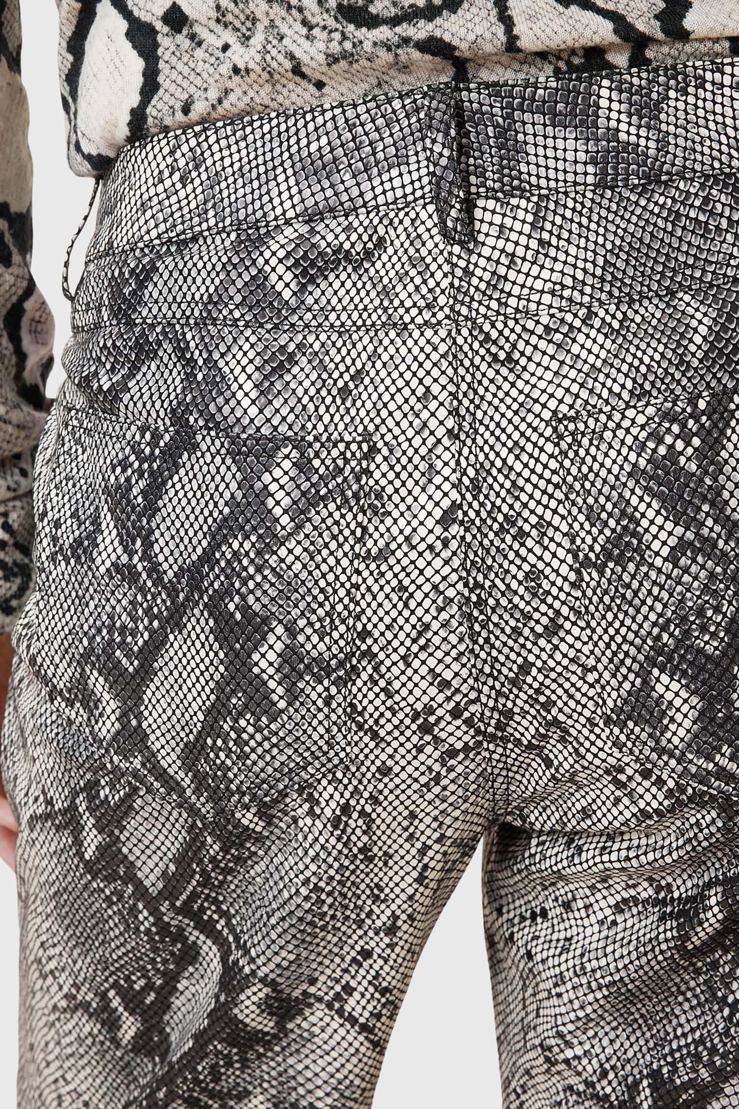 SAIGE SNAKE TROUSER NATURAL WHITE 7