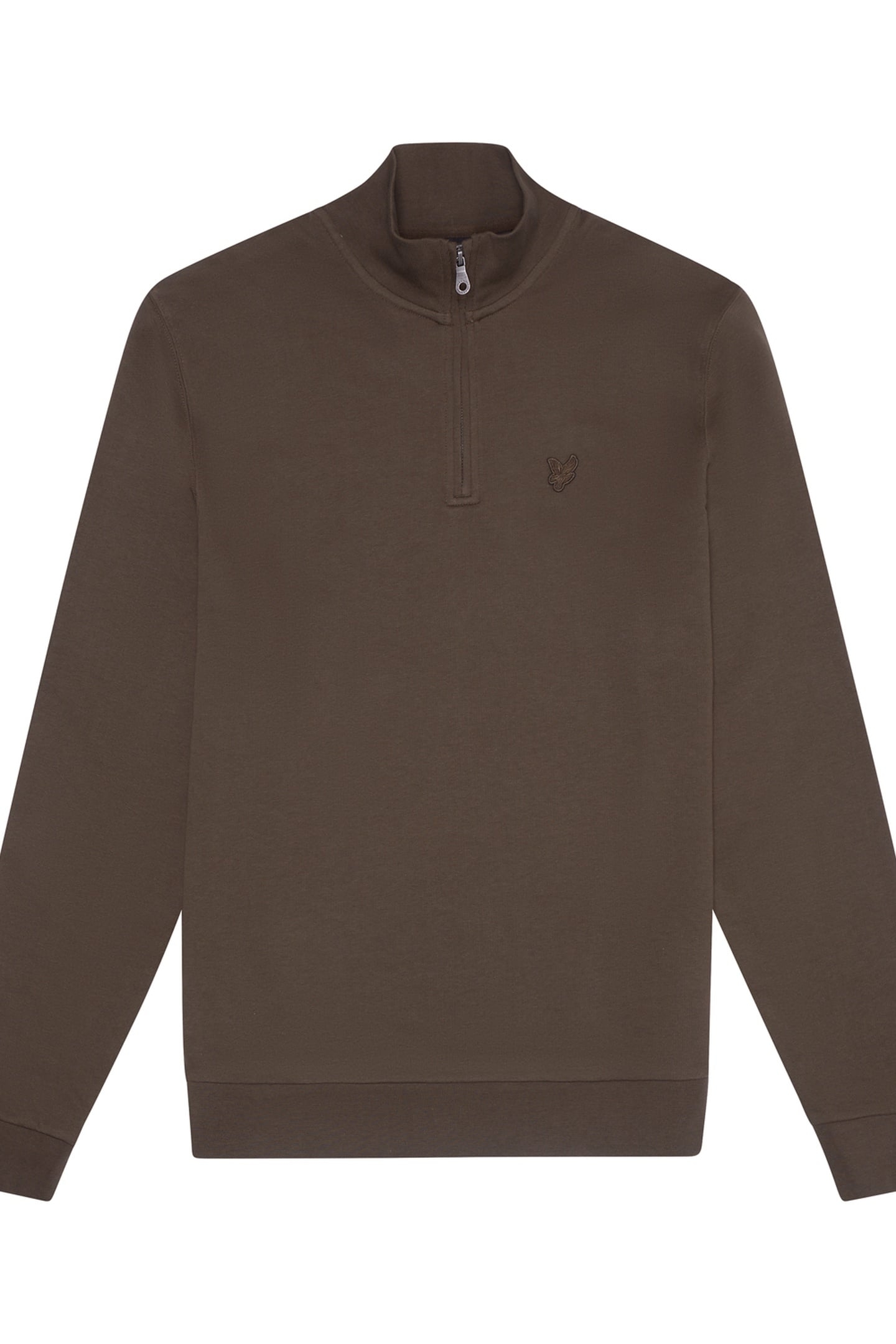 TONAL EAGLE QUARTER ZIP SWEAT FORM GREEN 4