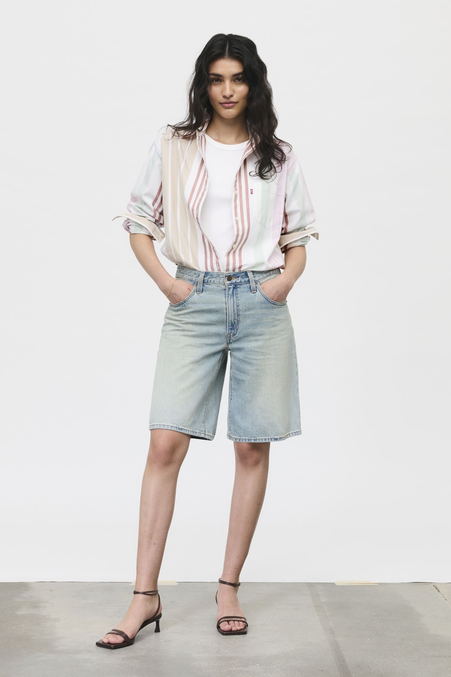 BAGGY DAD JORTS BLUE 6