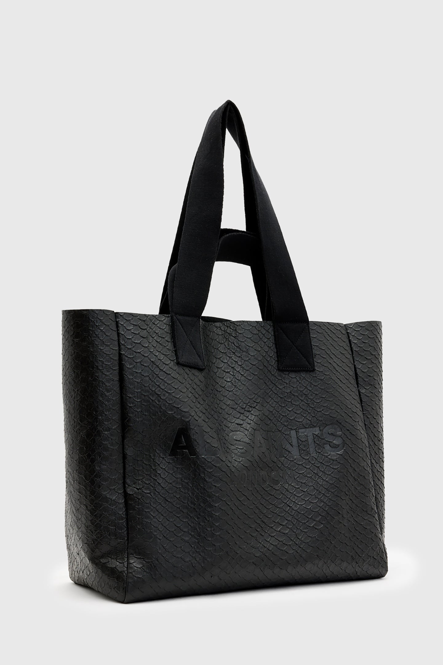 IZZY E/W SNAKE TOTE BLACK 2