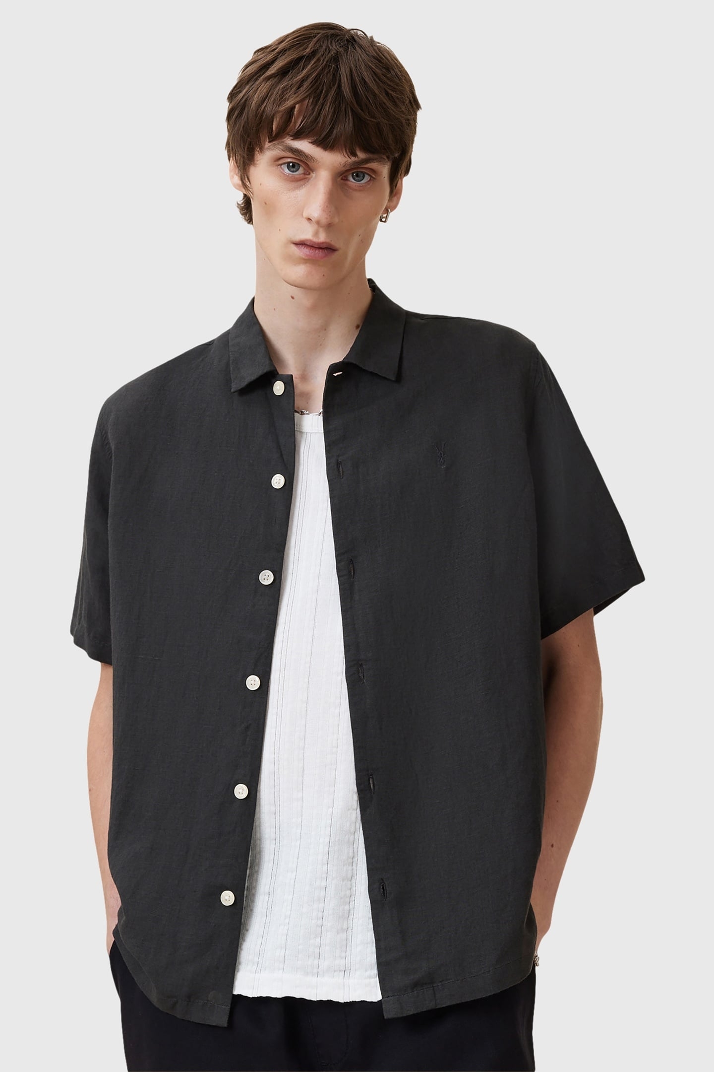 BANDOL SS SHIRT DARK CHARCOAL 4