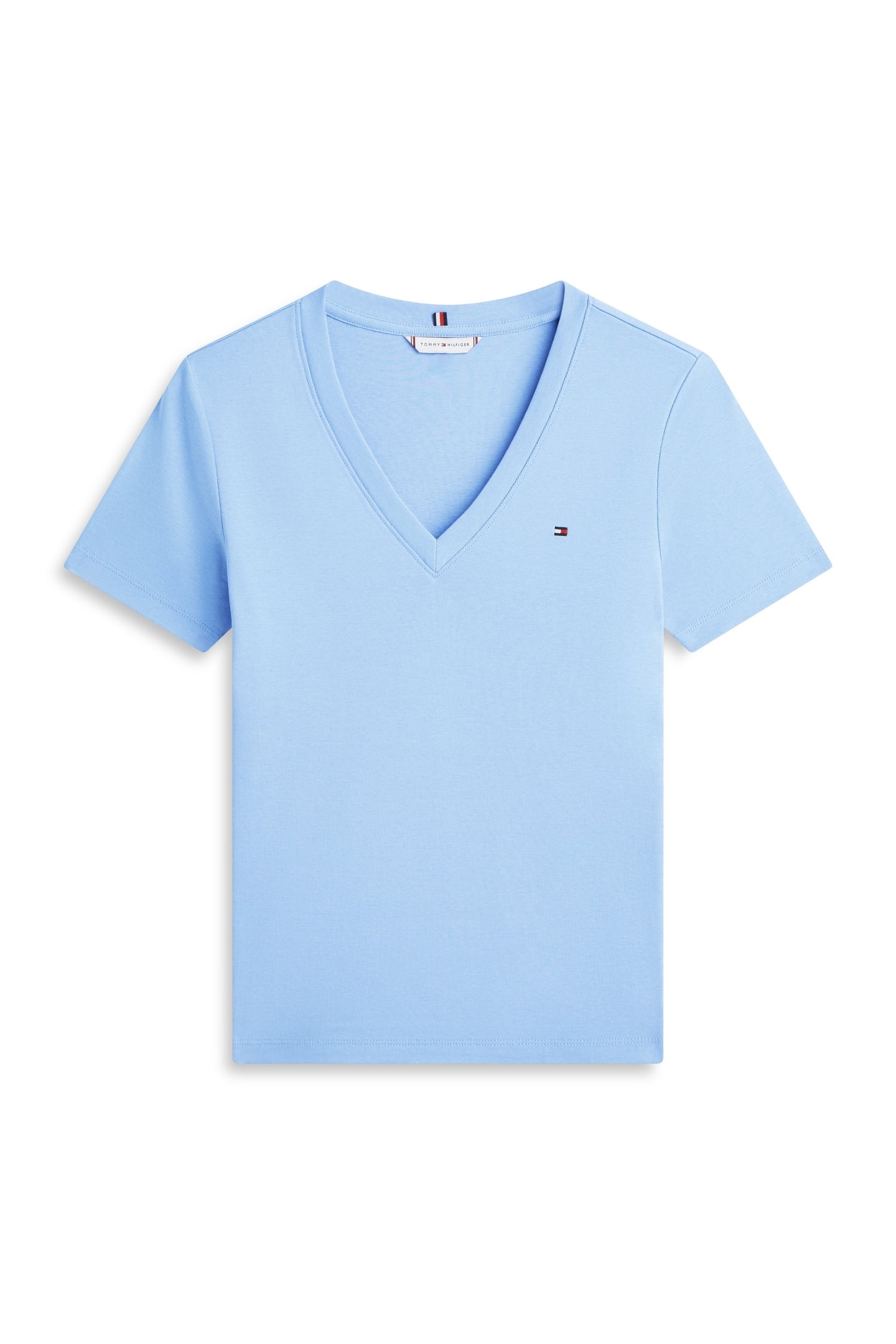 SLIM CODY V-NECK SS TEE CLEAR WATER 5