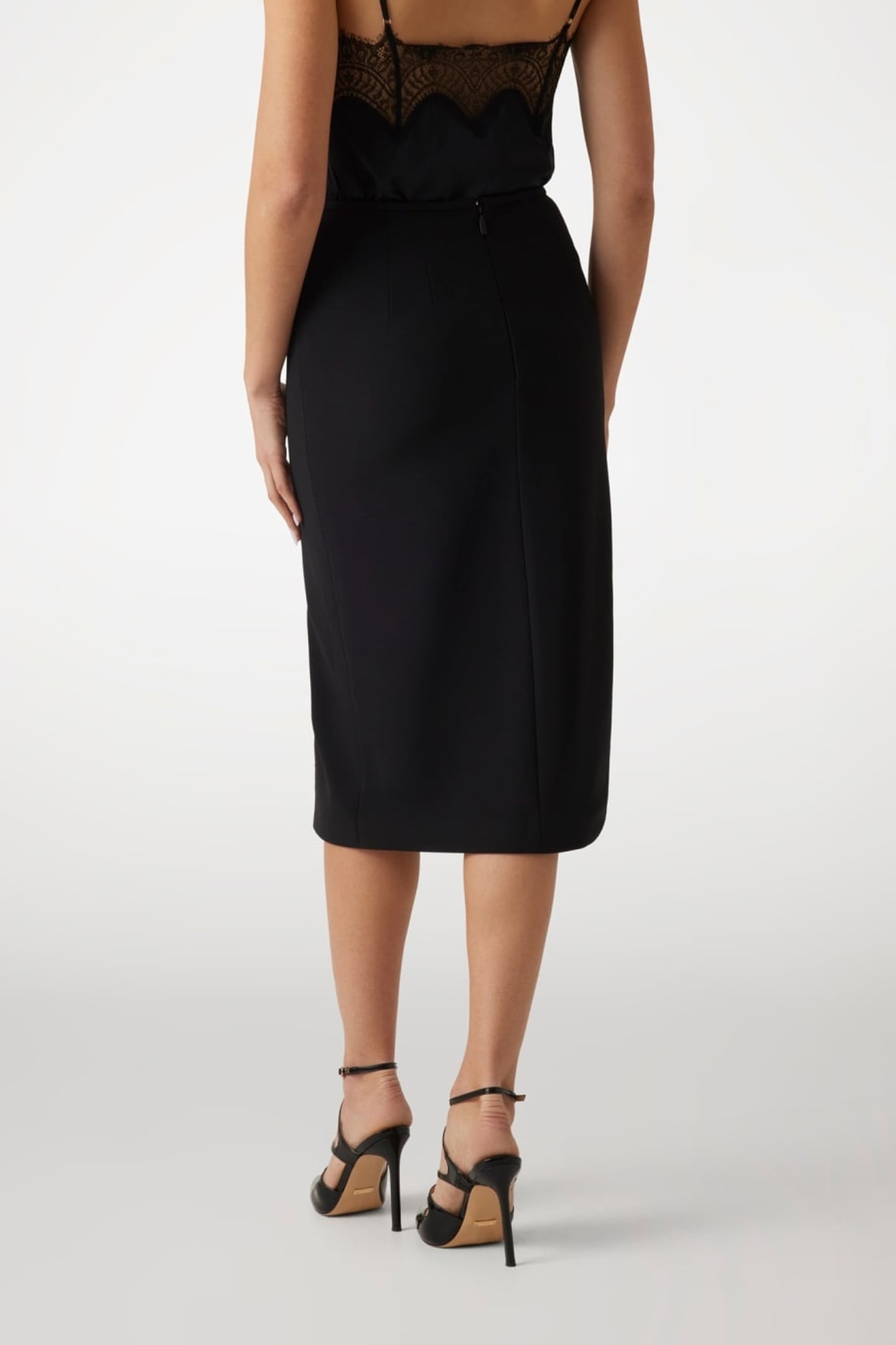 MARCIANO BY GUESS MASHA PENCIL SKIRT JET BLACK 4