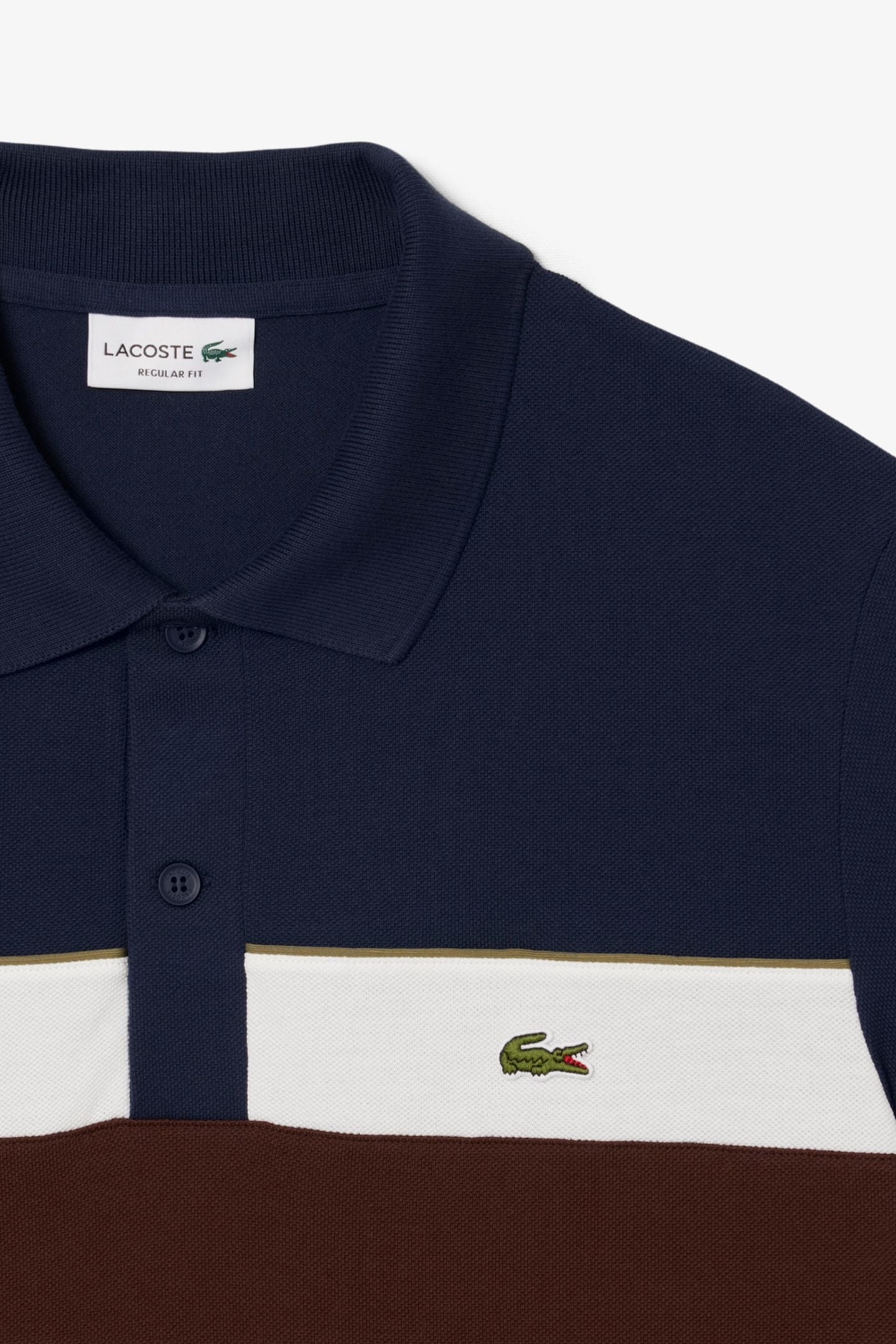 SHORT SLEEVE POLO NAVY BLUE/FLOUR-RED 4