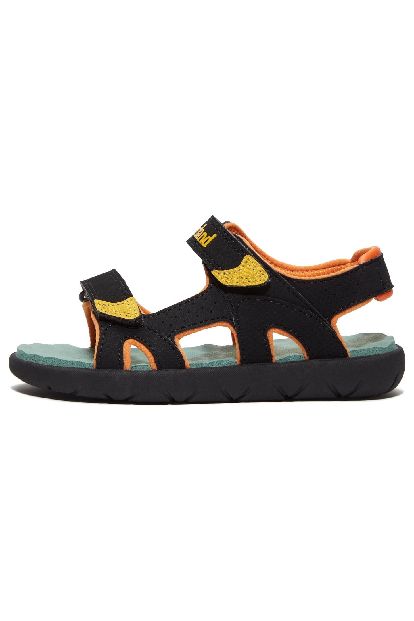PERKINS ROW BACKSTRAP SANDAL BLACK W MEDIUM YELLOW 3