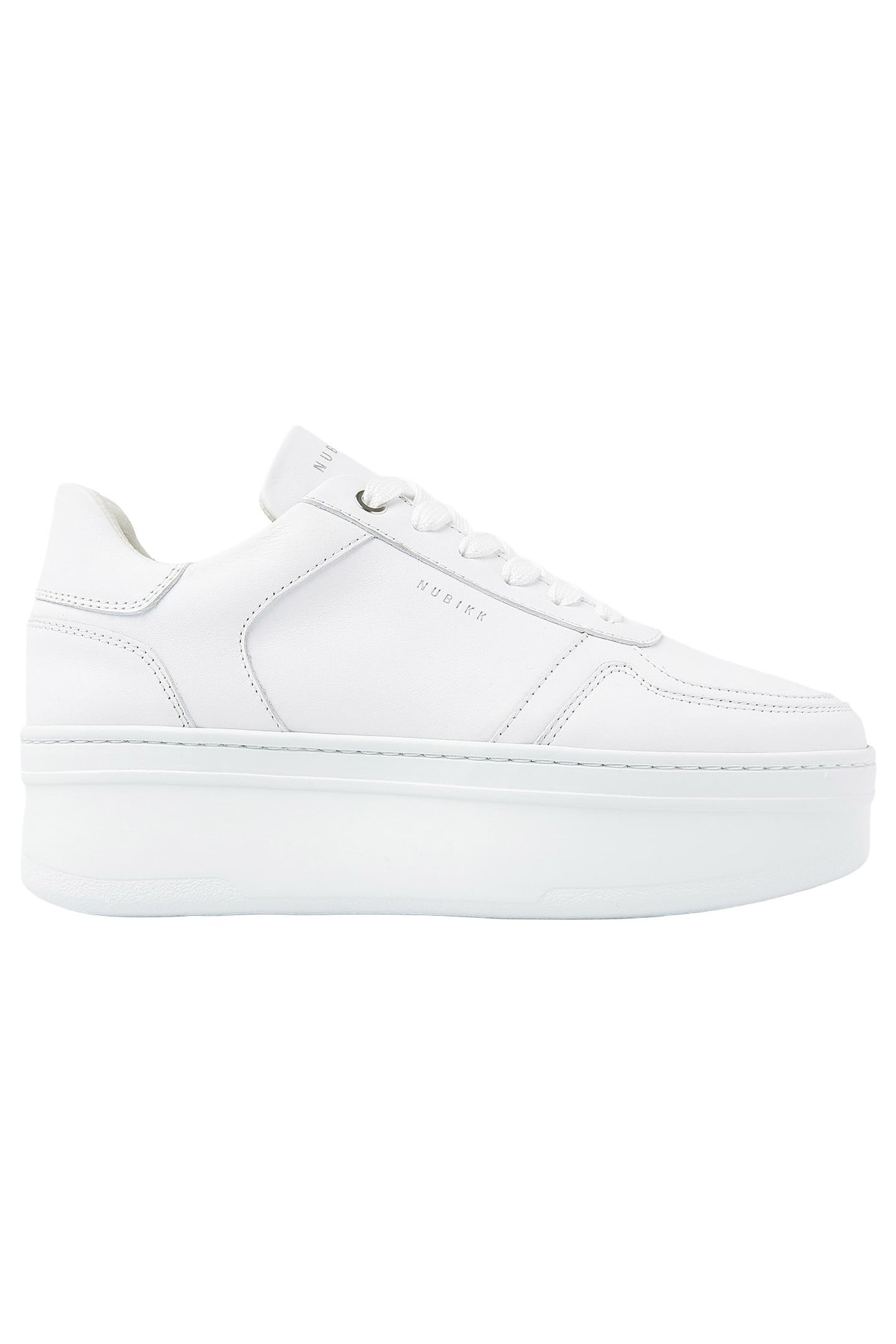 BAYOU PLATFORM WHITE LEATHER 1