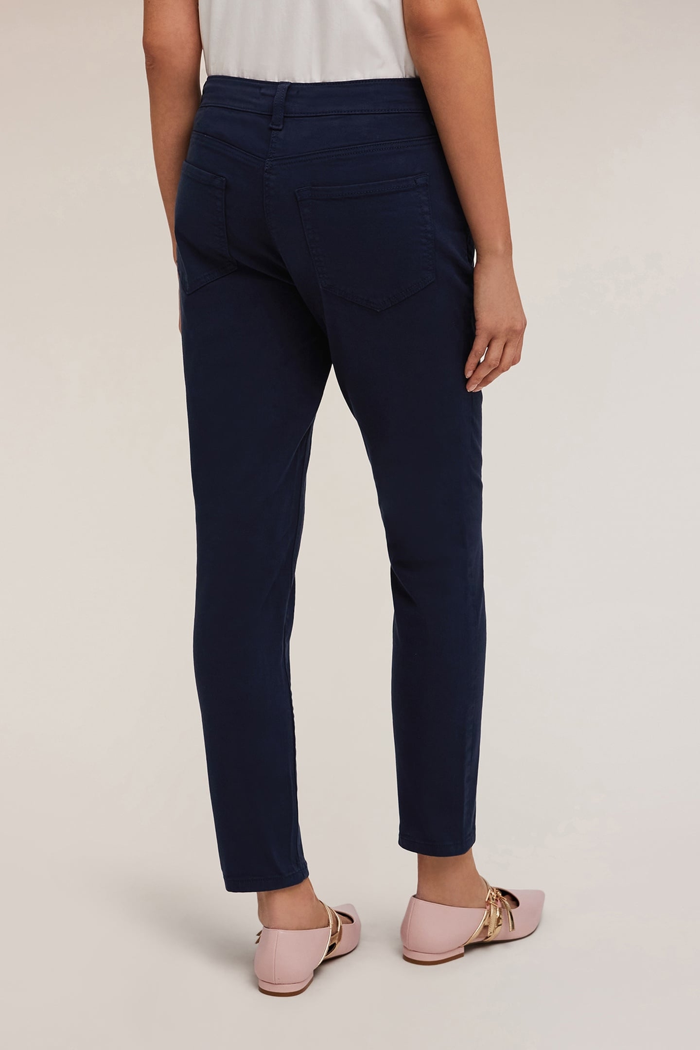 REGULAR TROUSERS WITH METAL BUTTONS BLUE 3