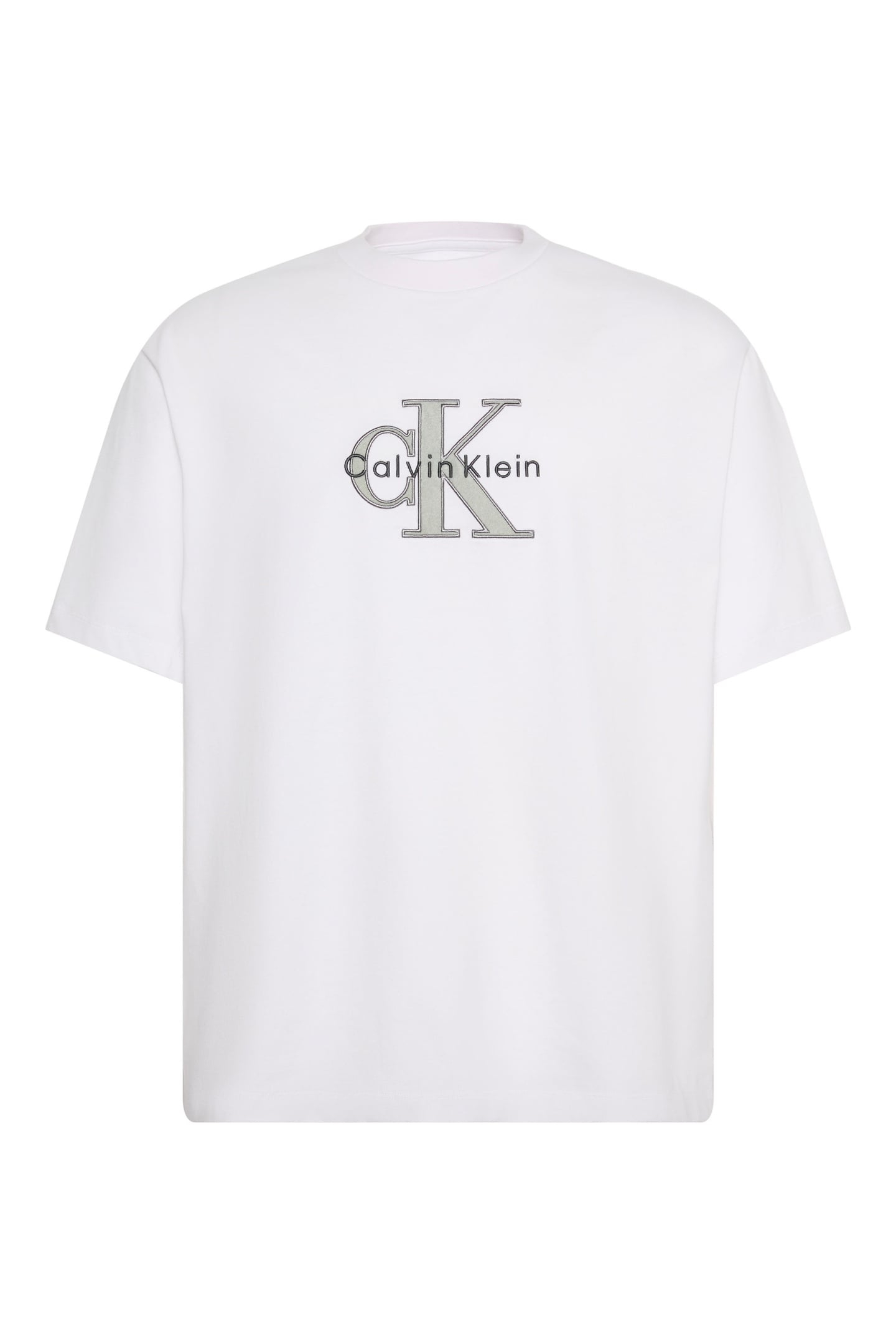 SS 16S TRICOLOR MONOLOGO TEE BRIGHT WHITE 4