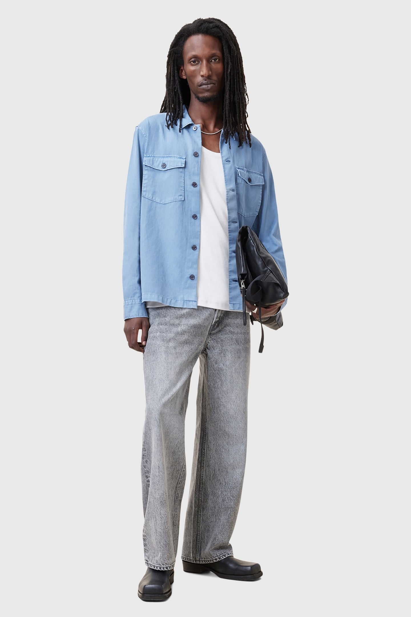 SPOTTER LS SHIRT STATIC BLUE 3