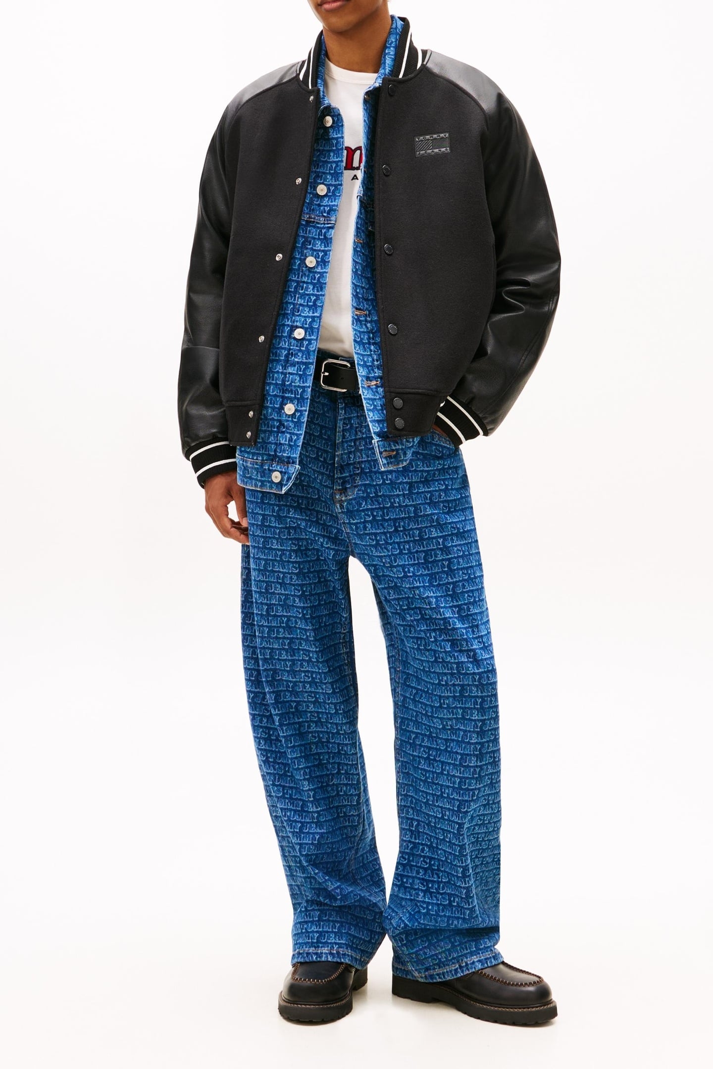 FLAG VARSITY JACKET BLACK 3