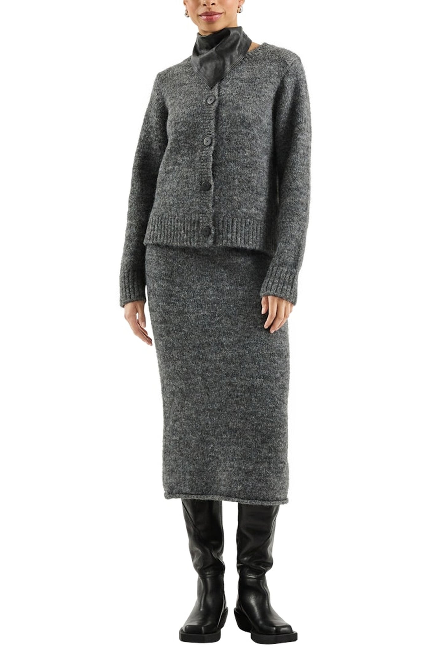 S.OLIVER-QS CARDIGAN BLACK 2