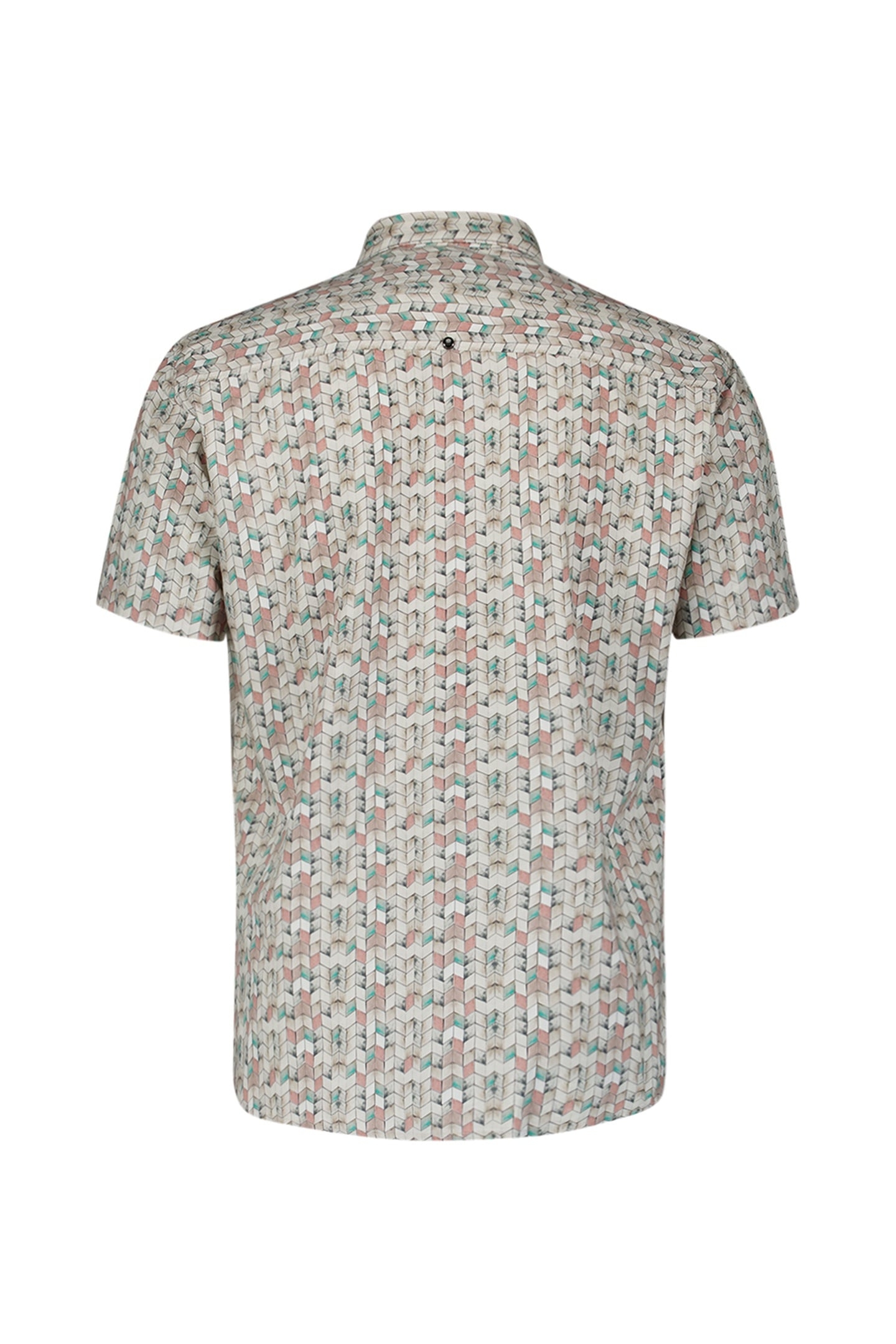 SHIRT SHORT SLEEVE ALLOVER PRINTED SAND 5