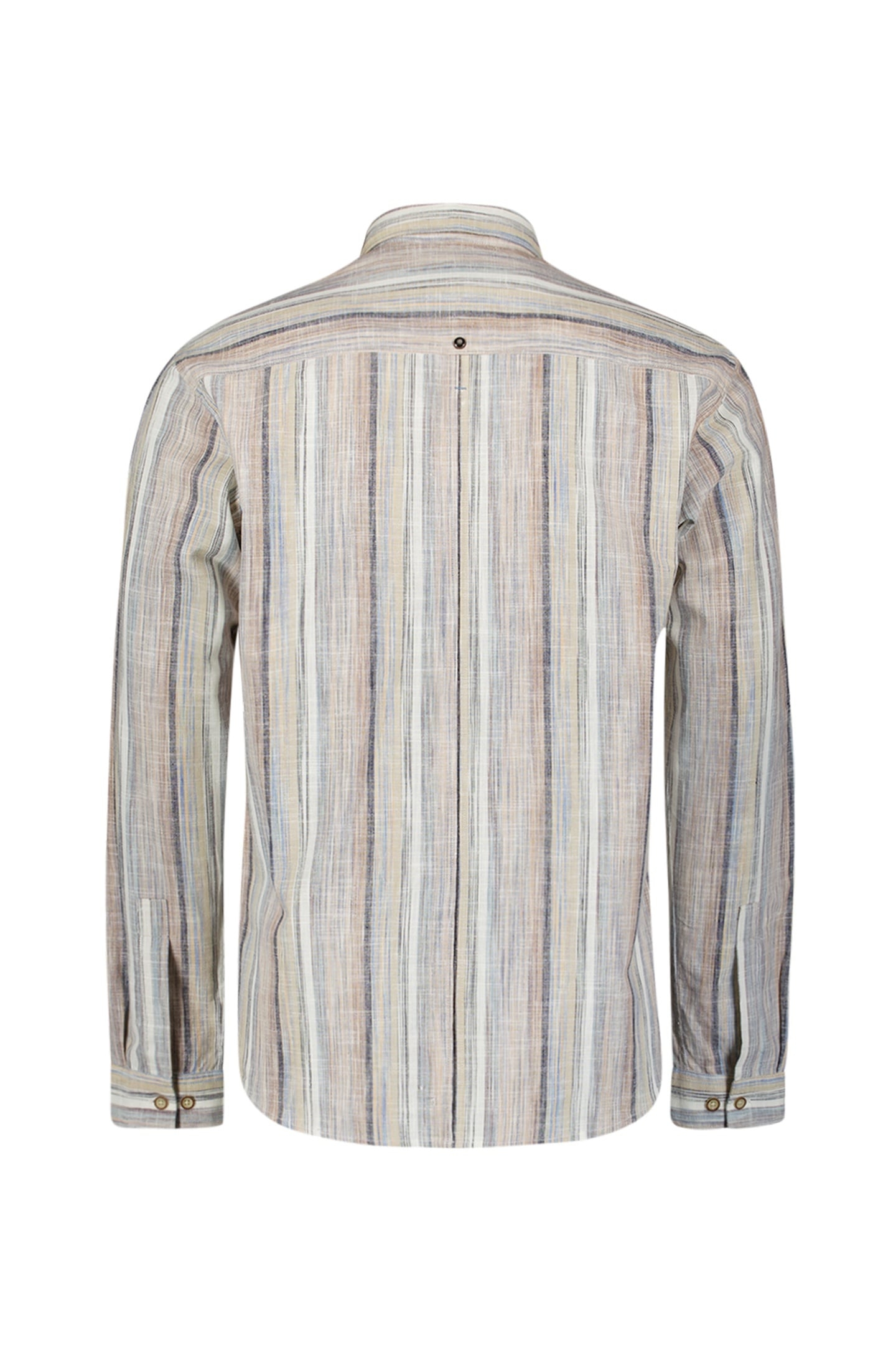 SHIRT SLUB MULTI COLOURED STRIPES BLUE 5