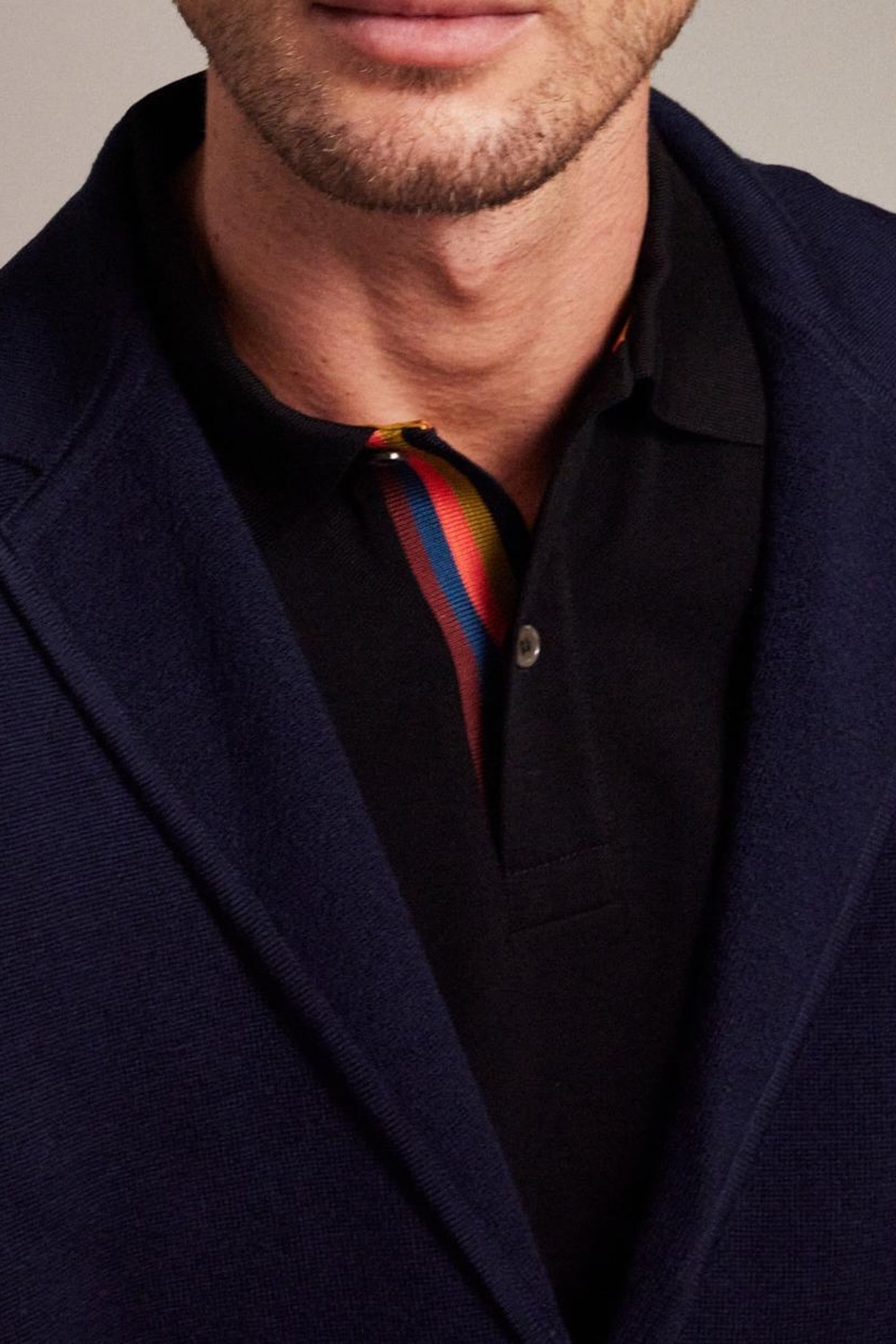 KNITTED JACKET VERY DARK NAVY 8