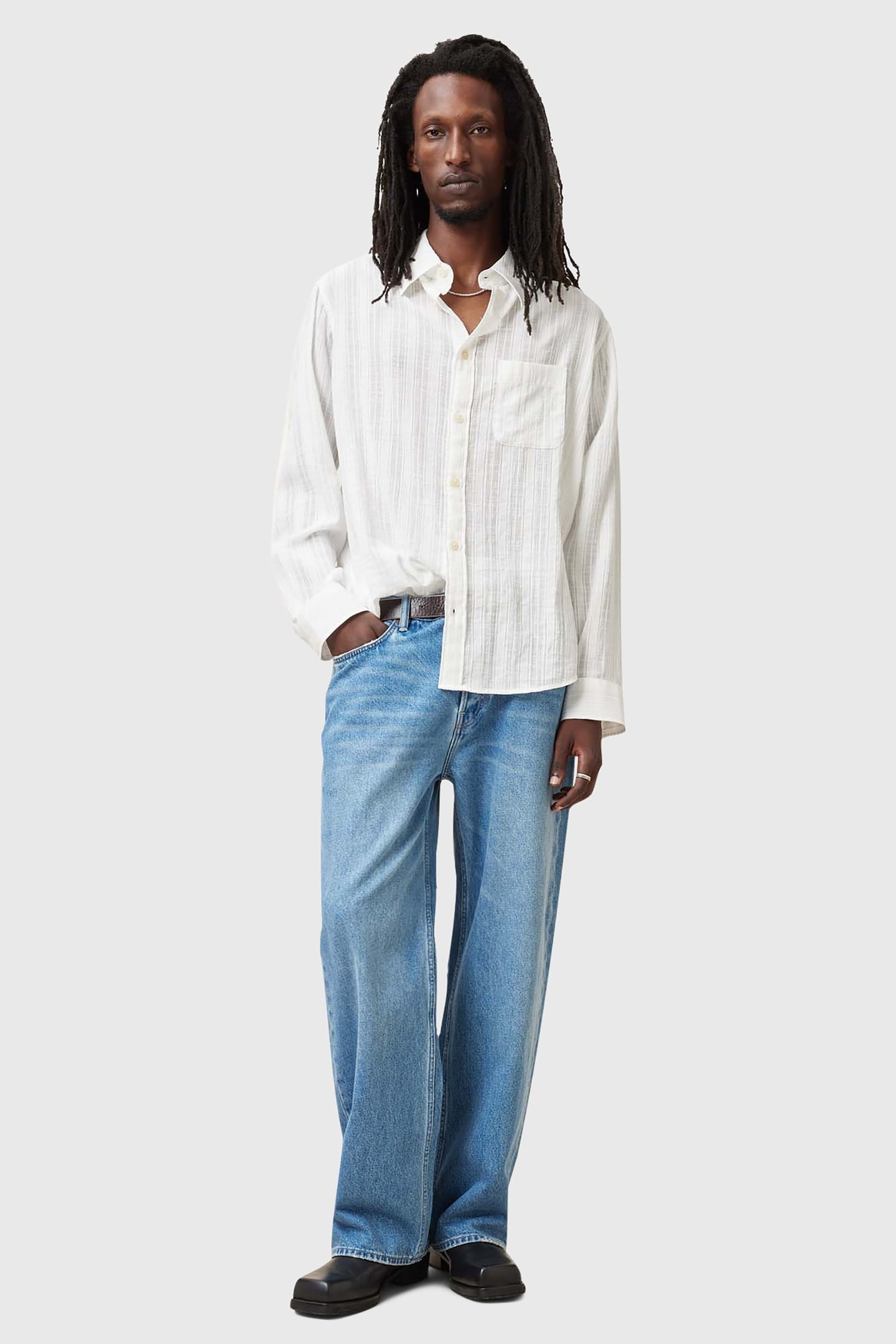 KARMI LS SHIRT WHITE 1