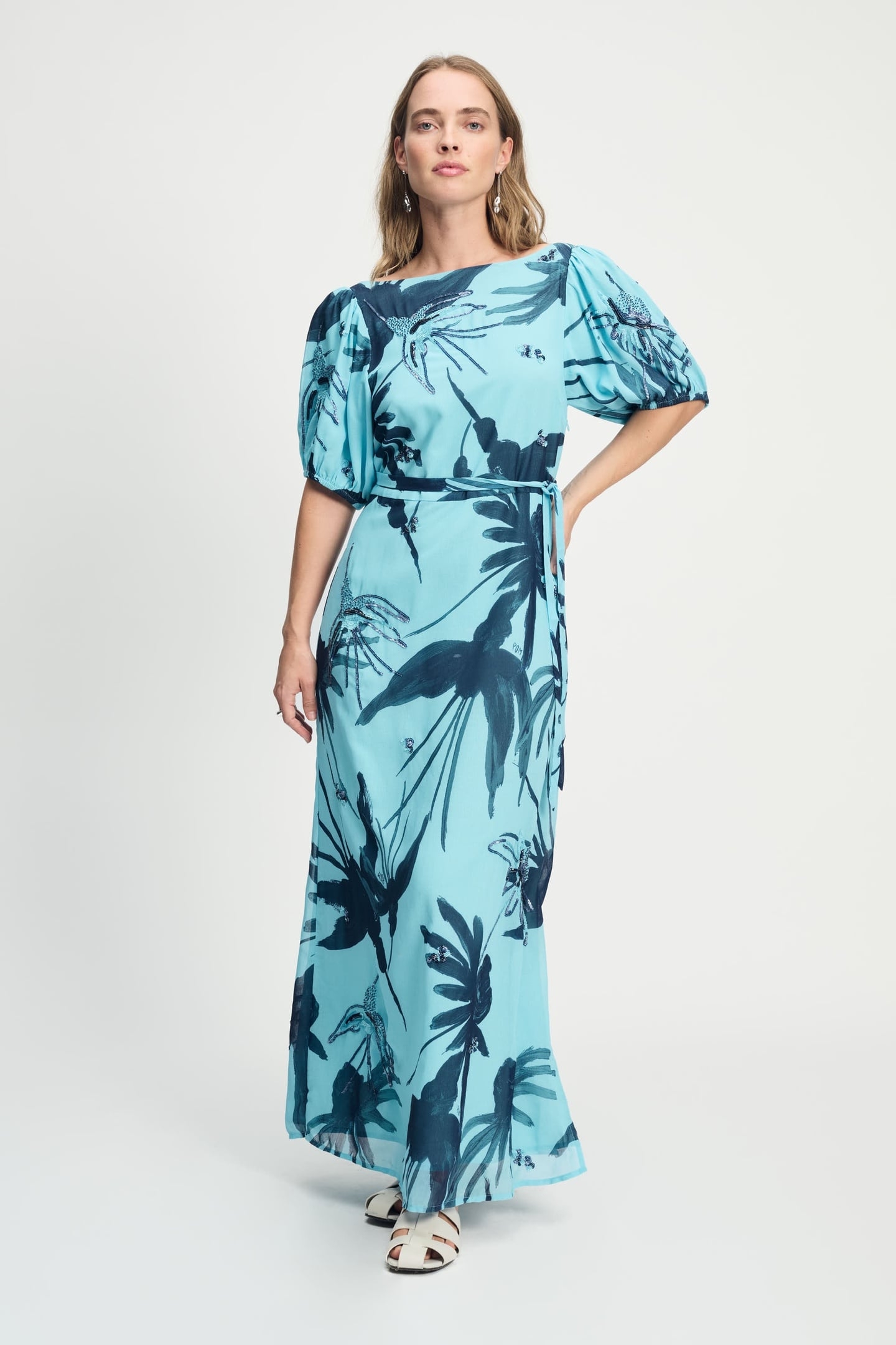 DRESS - ARTISAN BLUE SEQUINS 1