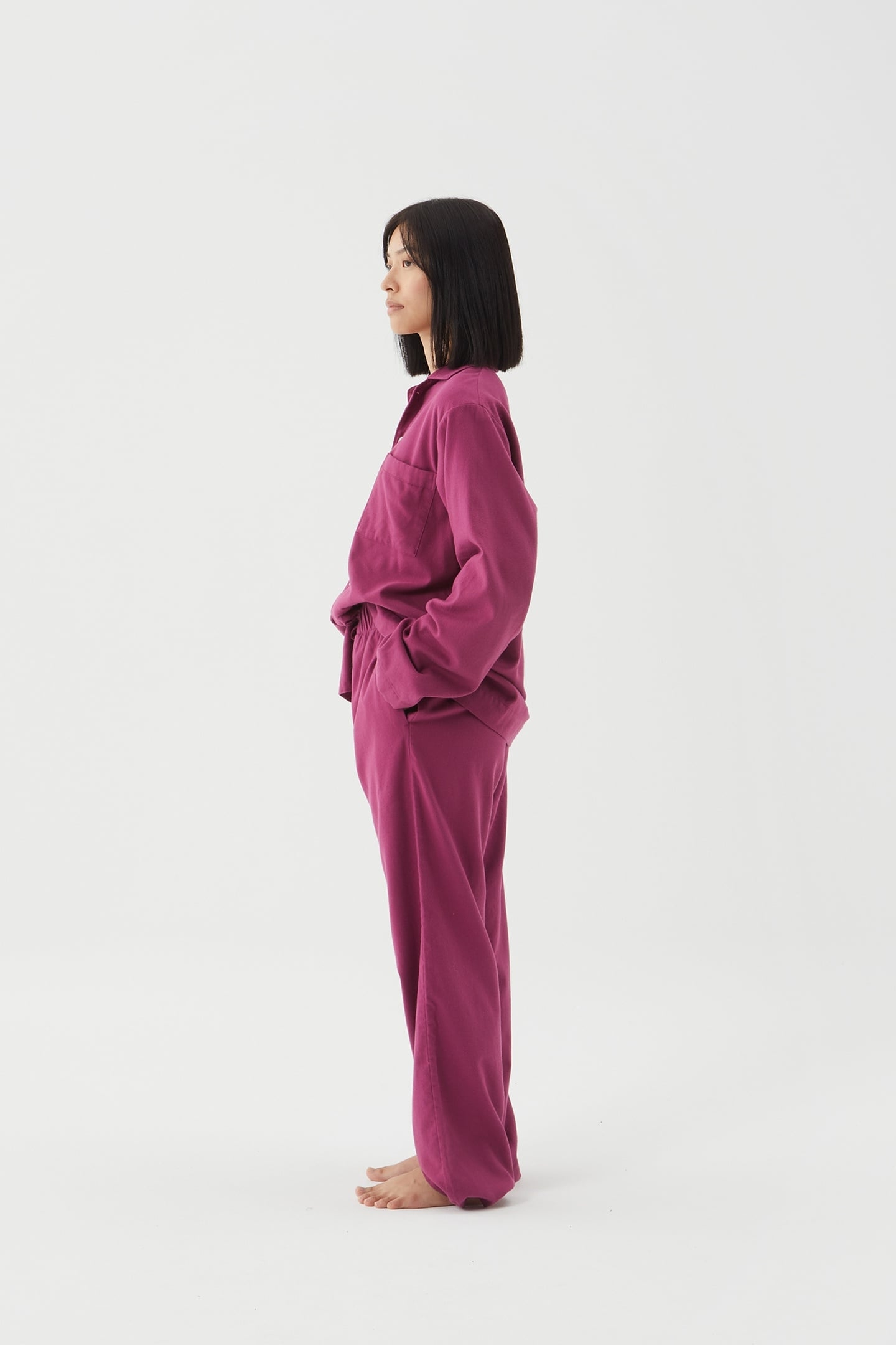 UNISEX FLANNEL, PYJAMAS PANTS GRAPE 6