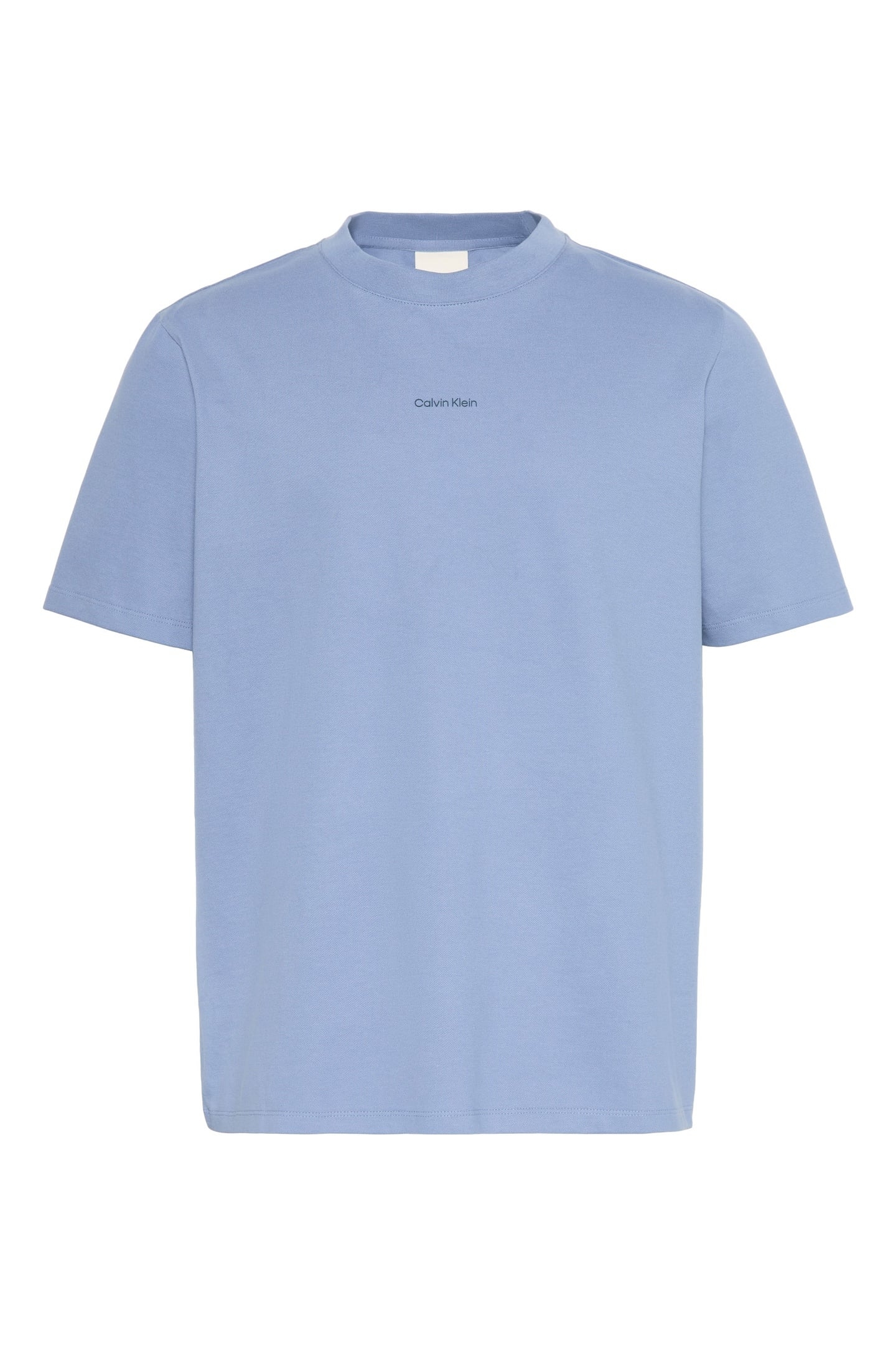 SS STRETCH COTTON PIQUE TEE DUSTY SAILOR BLUE 5