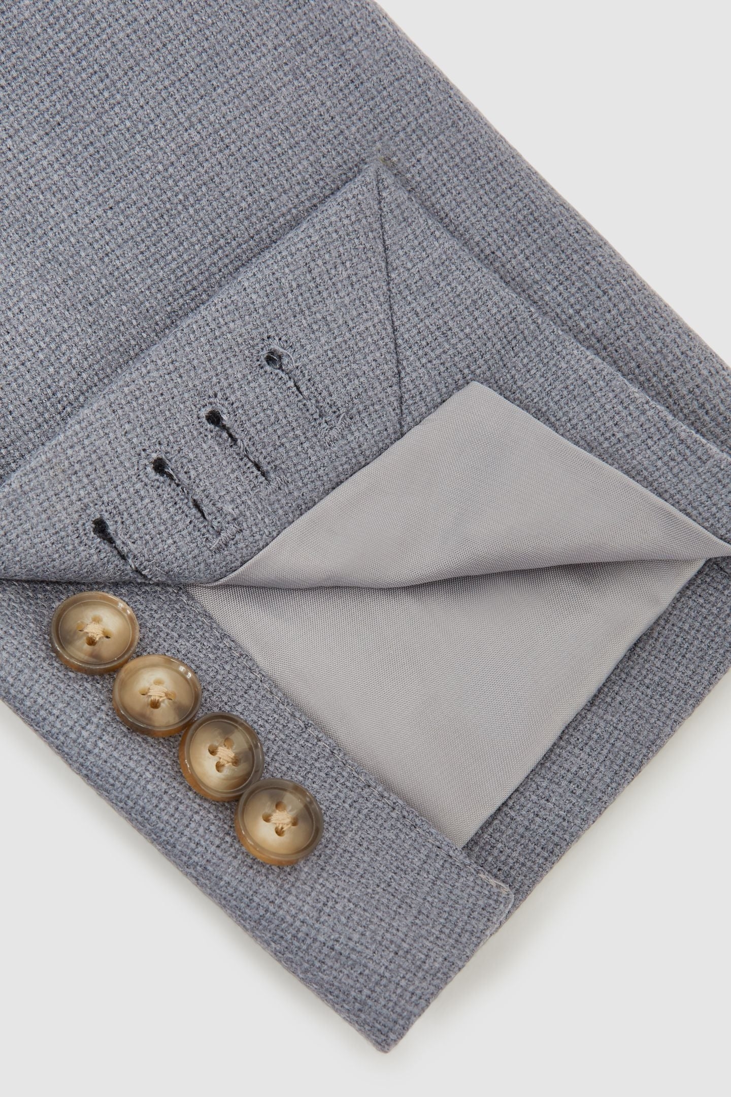 DB PEAK TEXTURED BLAZER AIRFORCE BLUE 7