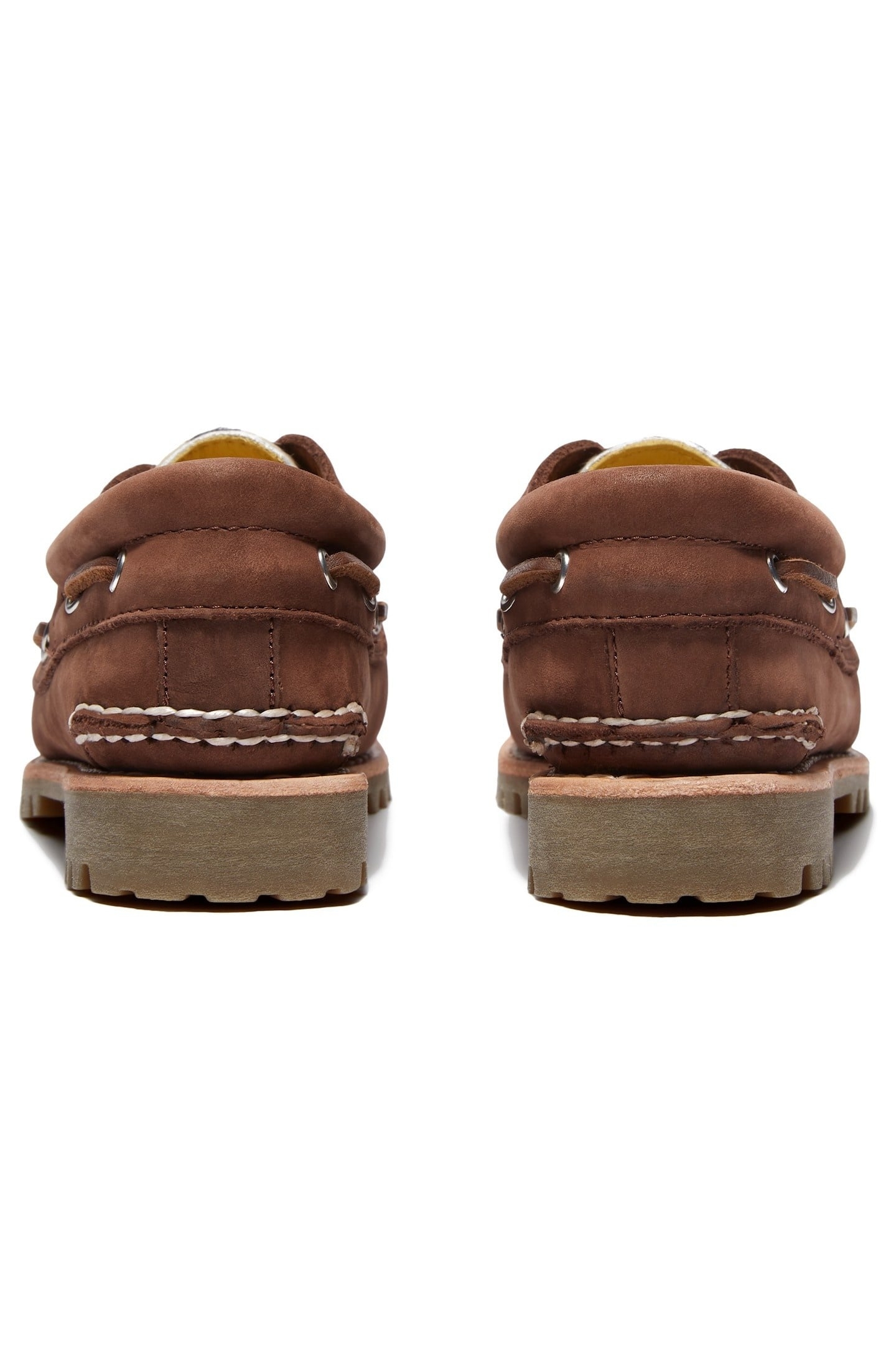 AUTHENTIC BOAT SHOE MEDIUM BROWN NUBUCK 3