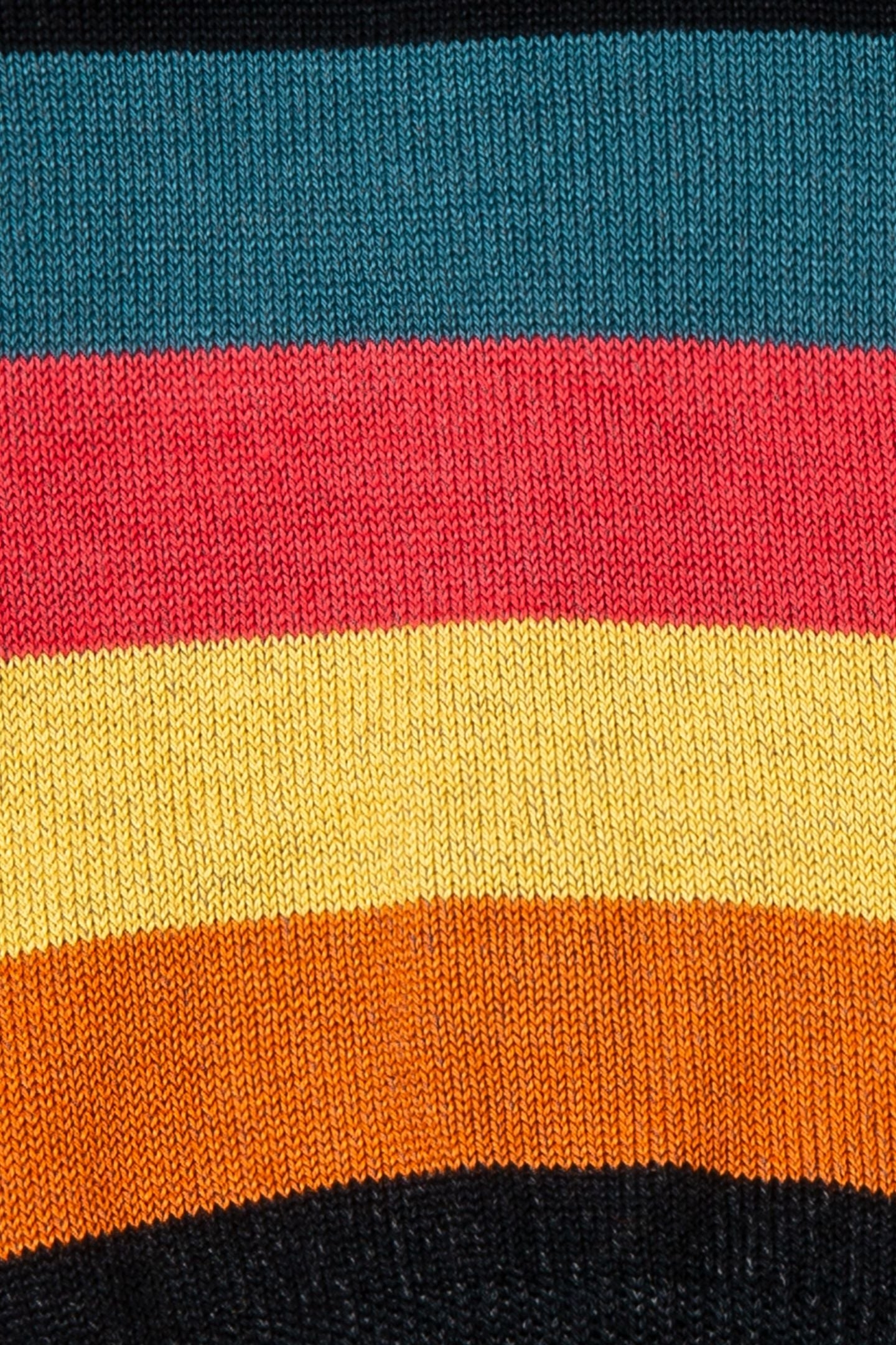 SOCK NO SHOW STRIPE PETROL GREEN 4