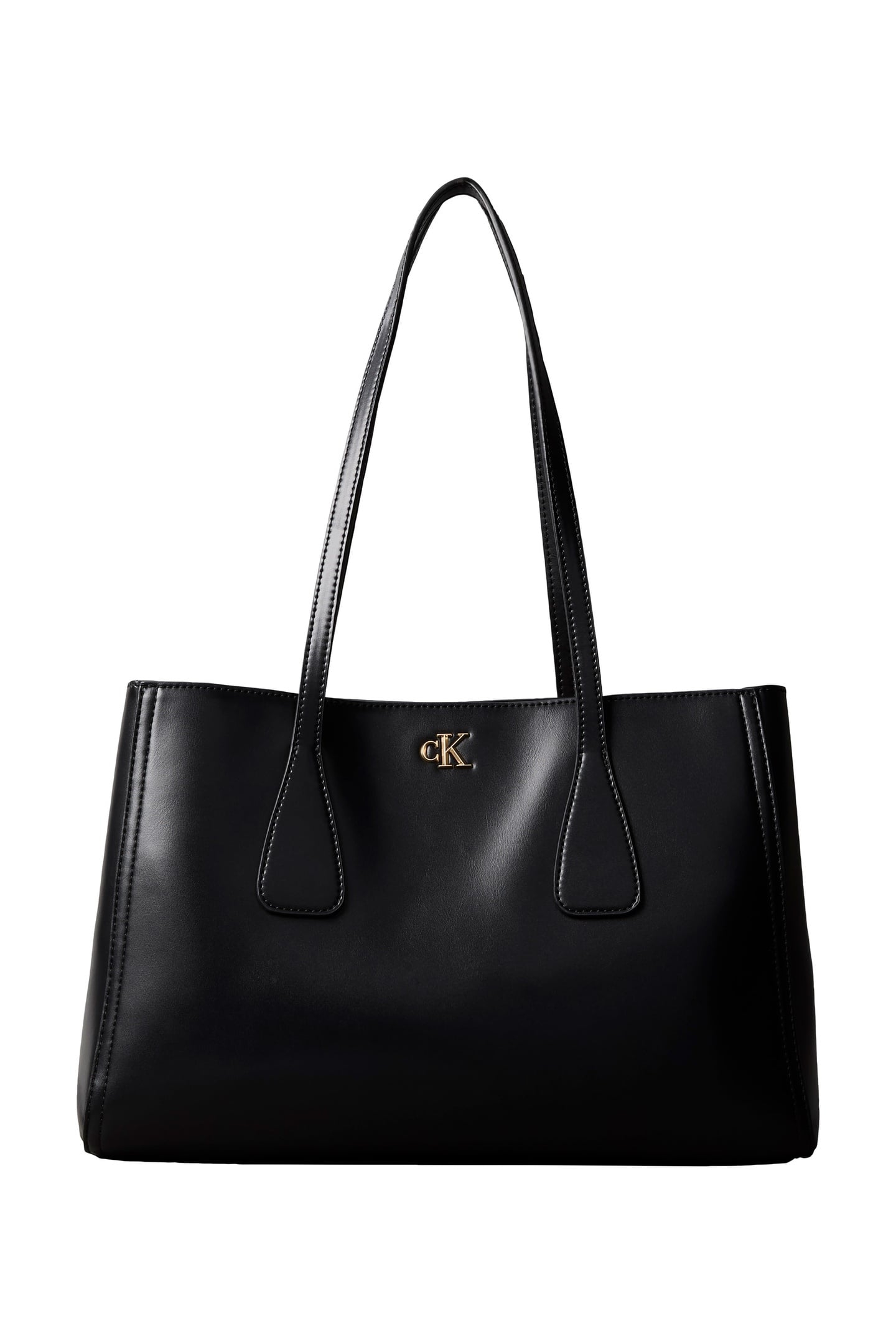 MEDIUM WORK TOTE BAG BLACK/ANTIQUE LIGHT GOLD 2