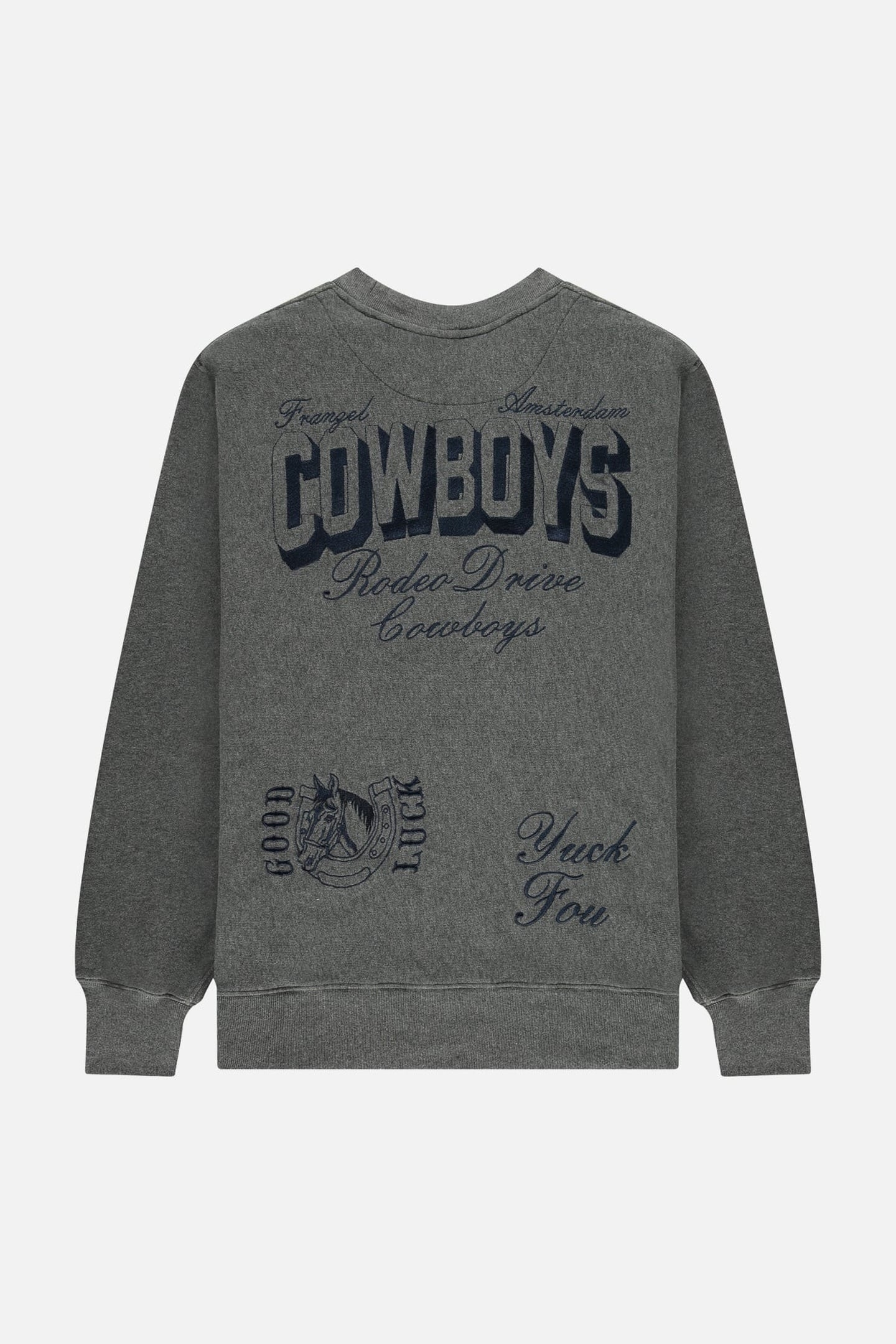 UNISEX LUCKY BASTARD GREY MELANGE 5