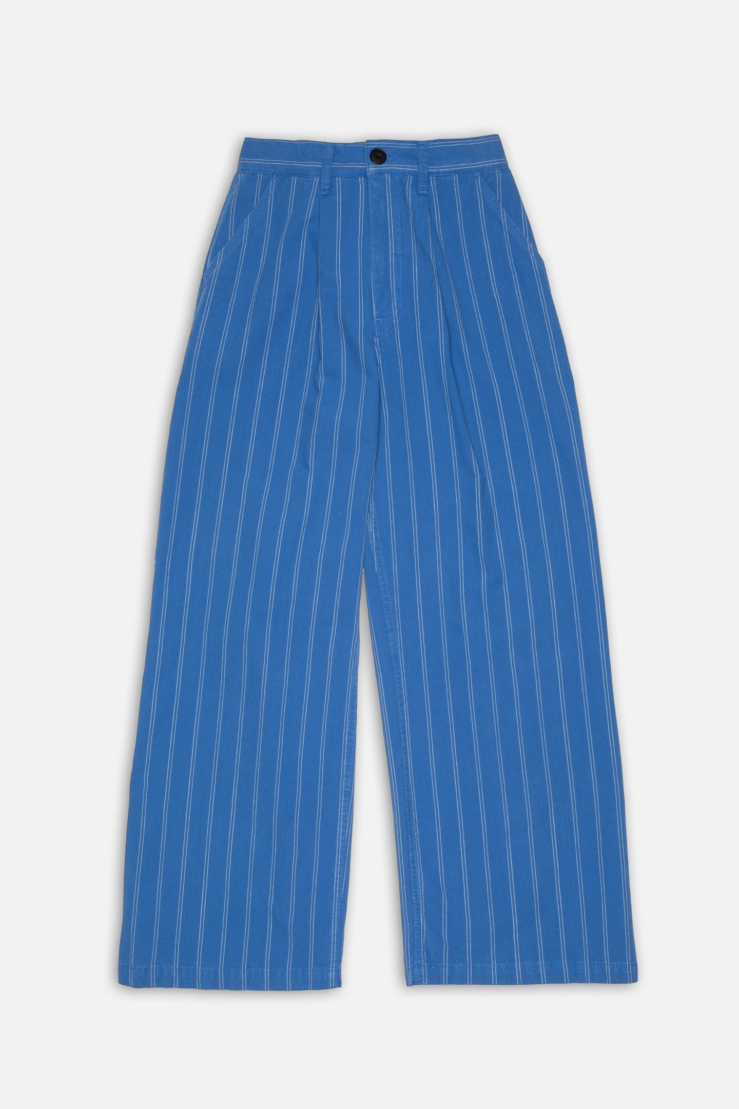 GULLAN STRIPED WORKWEAR PANTS BLUE 4