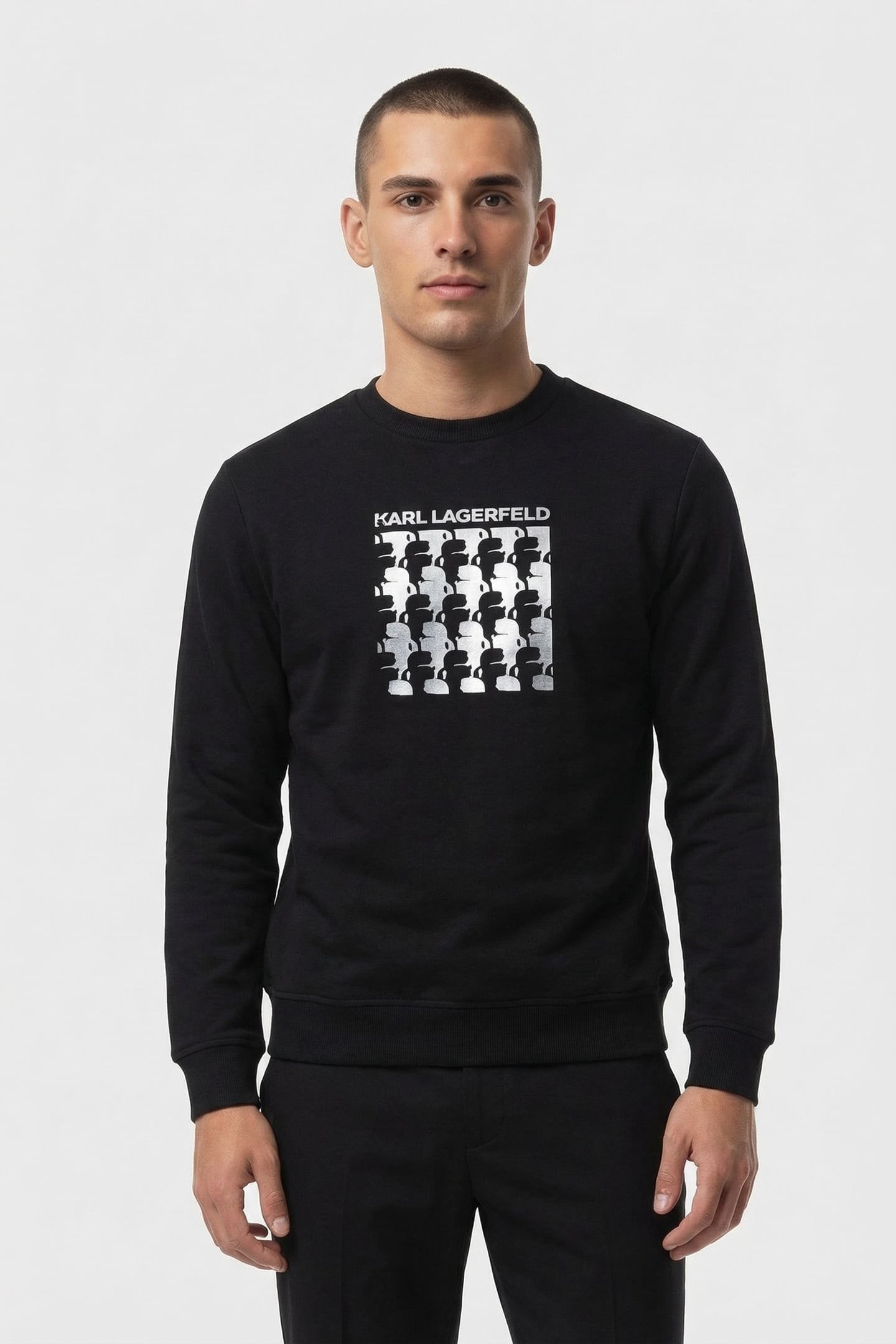 BLACK SWEAT CREWNECK 1