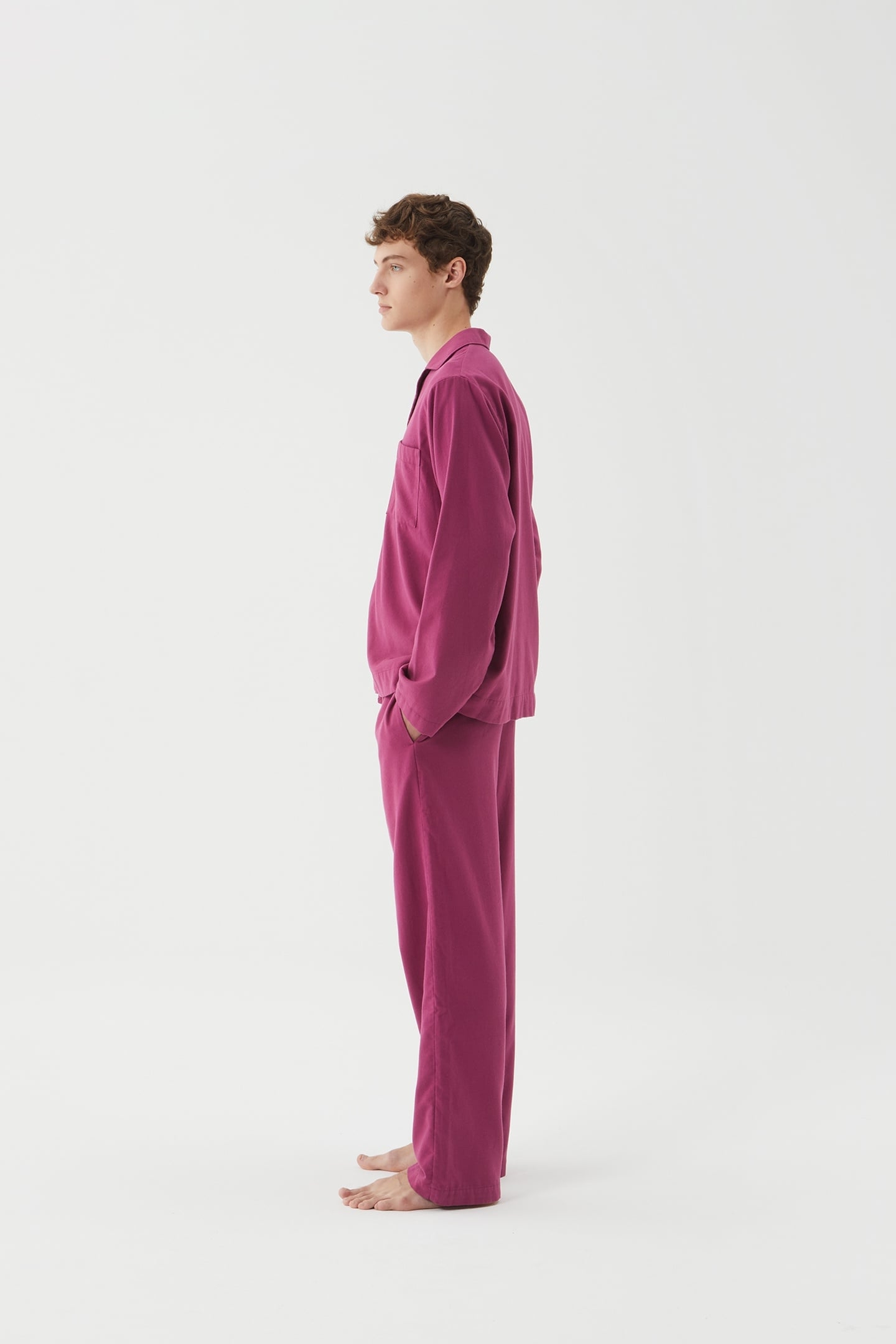 UNISEX FLANNEL, PYJAMAS PANTS GRAPE 7