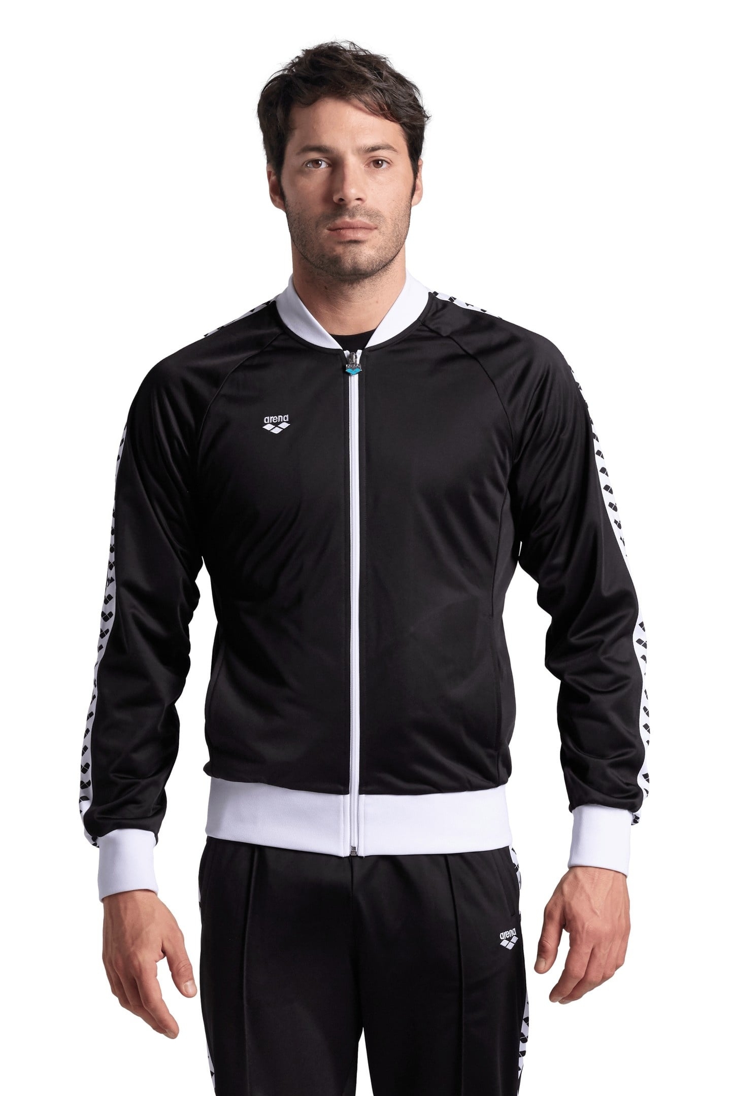M RELAX IV TEAM JACKET BLACK-WHITE-BLACK 1