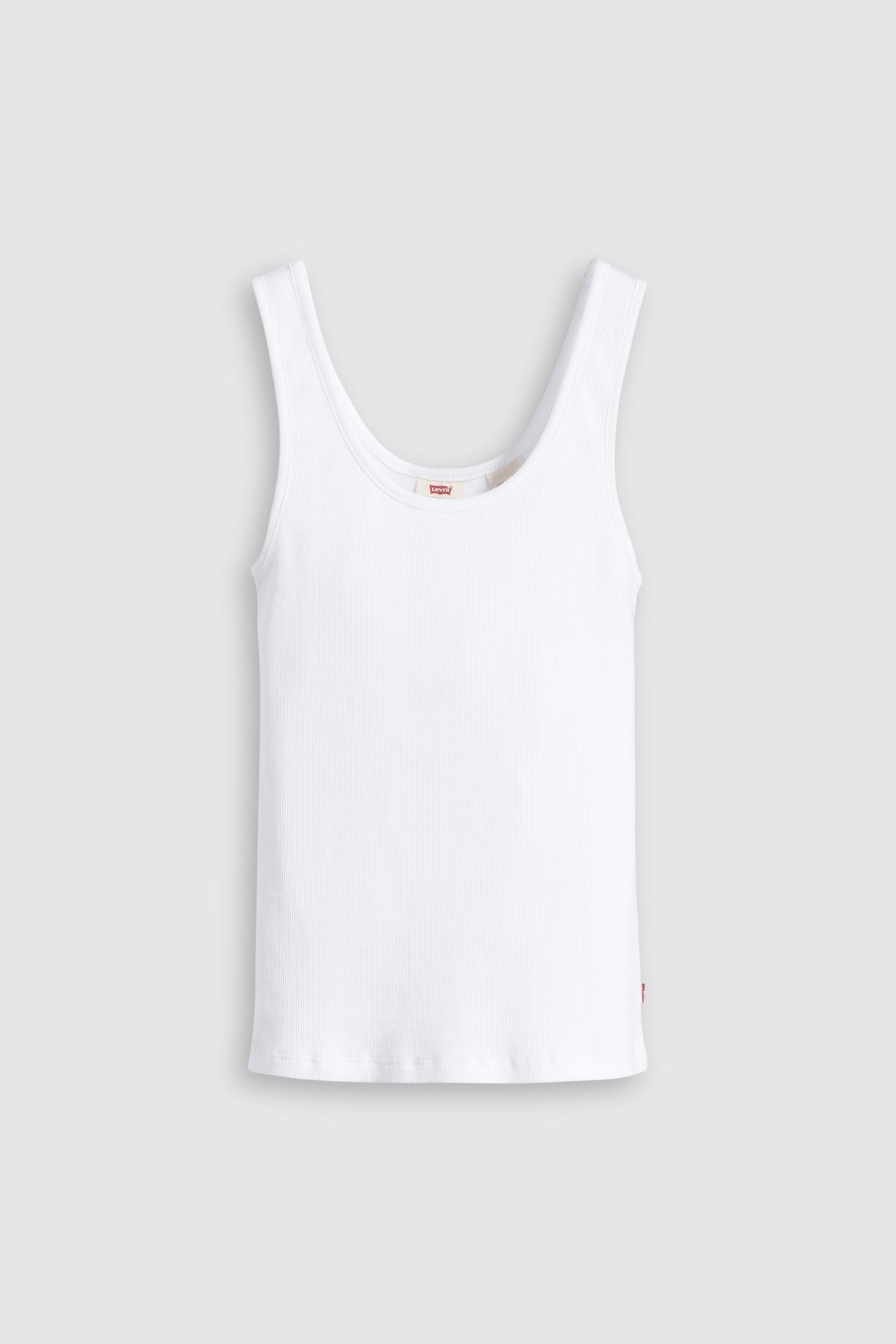 ESSENTIAL RIB TANK TOP WHITE 4