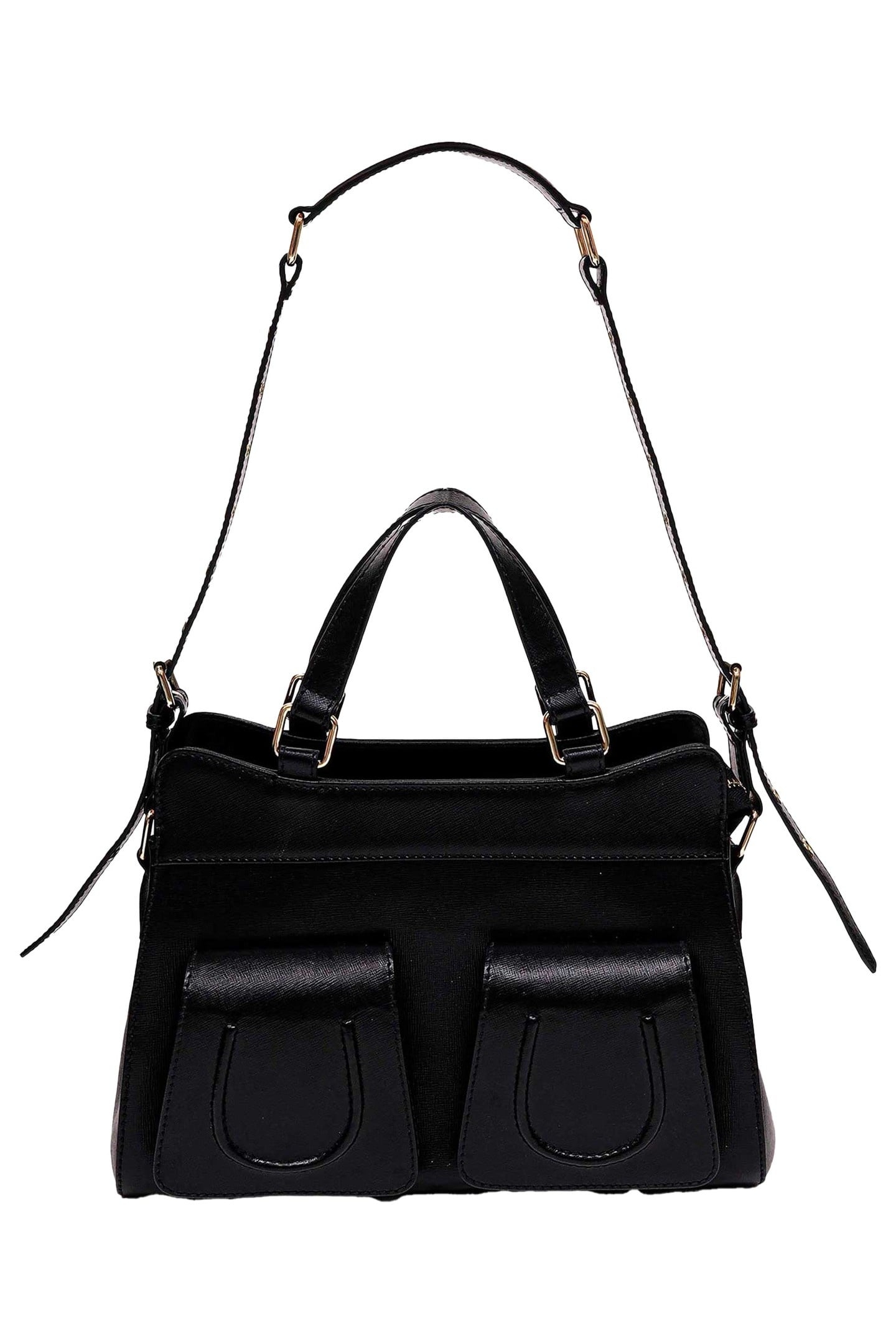 SMALL CHER FLORENCE BLACK W. GOLD 1