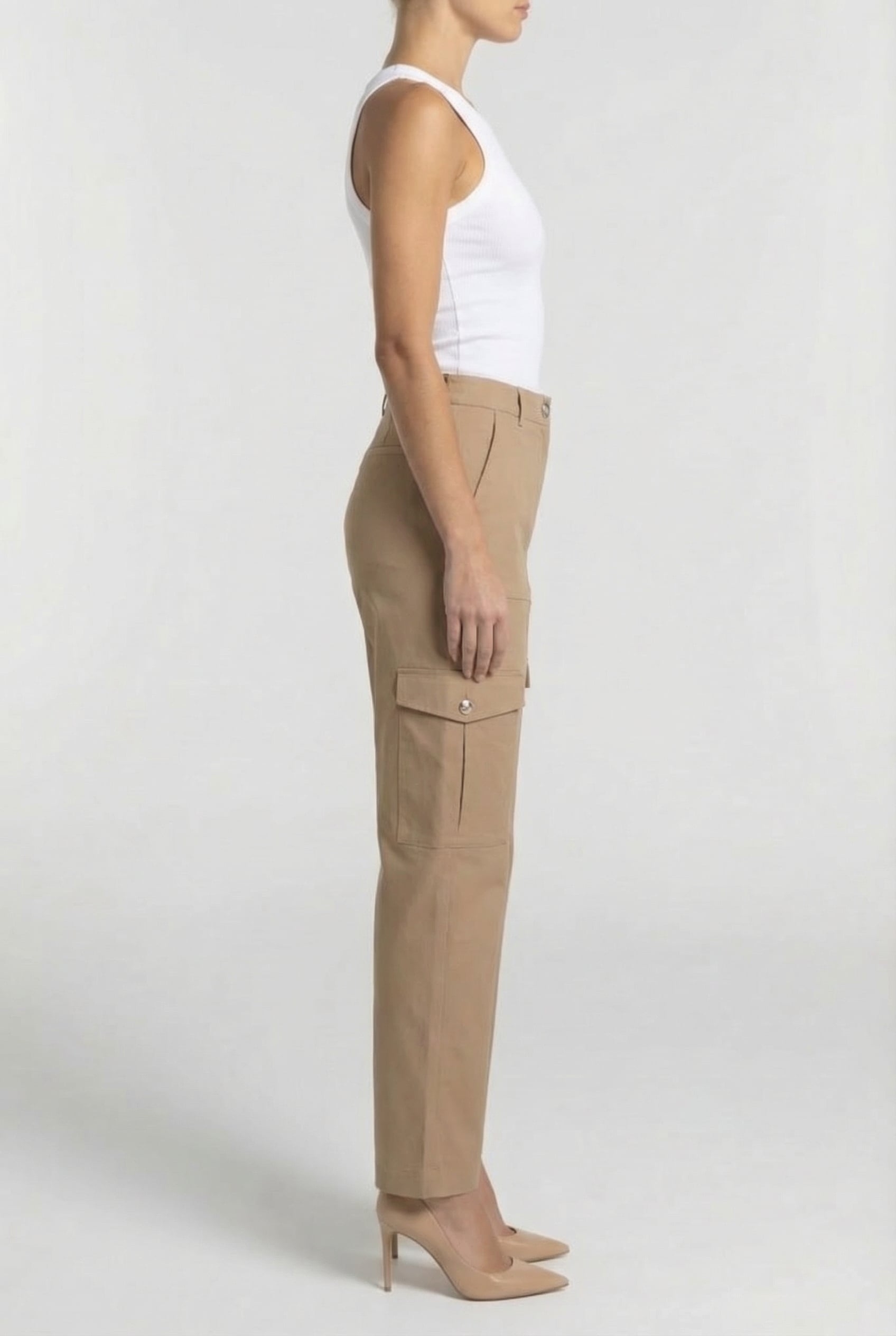 MARCIANO BY GUESS ALICE CARGO PANT HERB TAN 3
