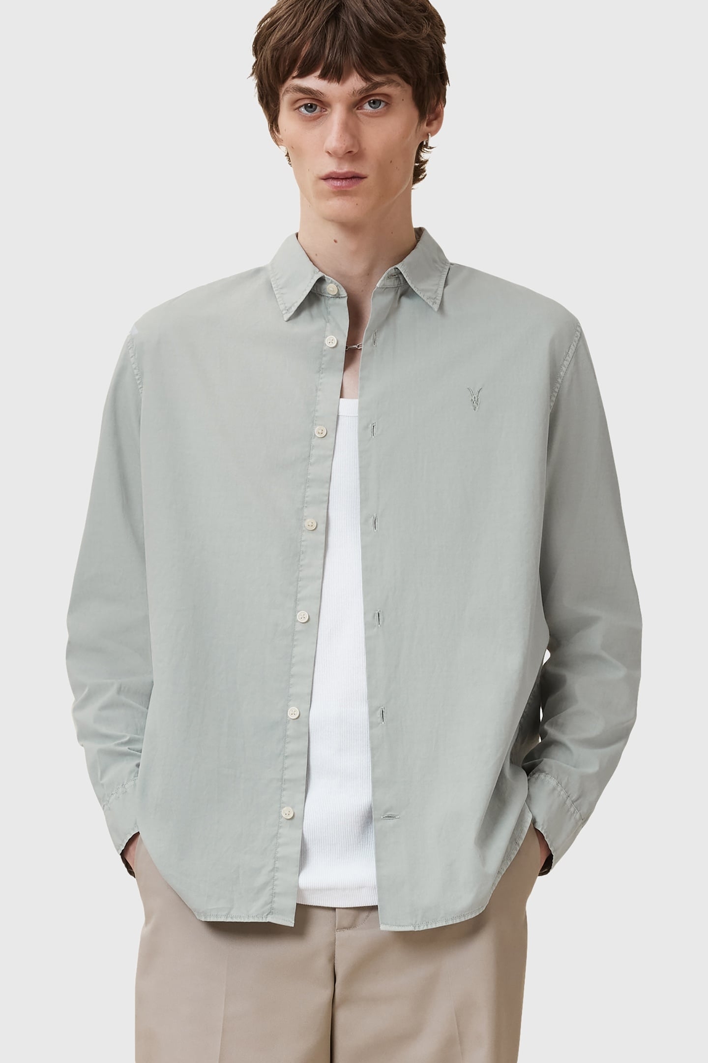 TAHOE LS SHIRT SLATE GREEN 1