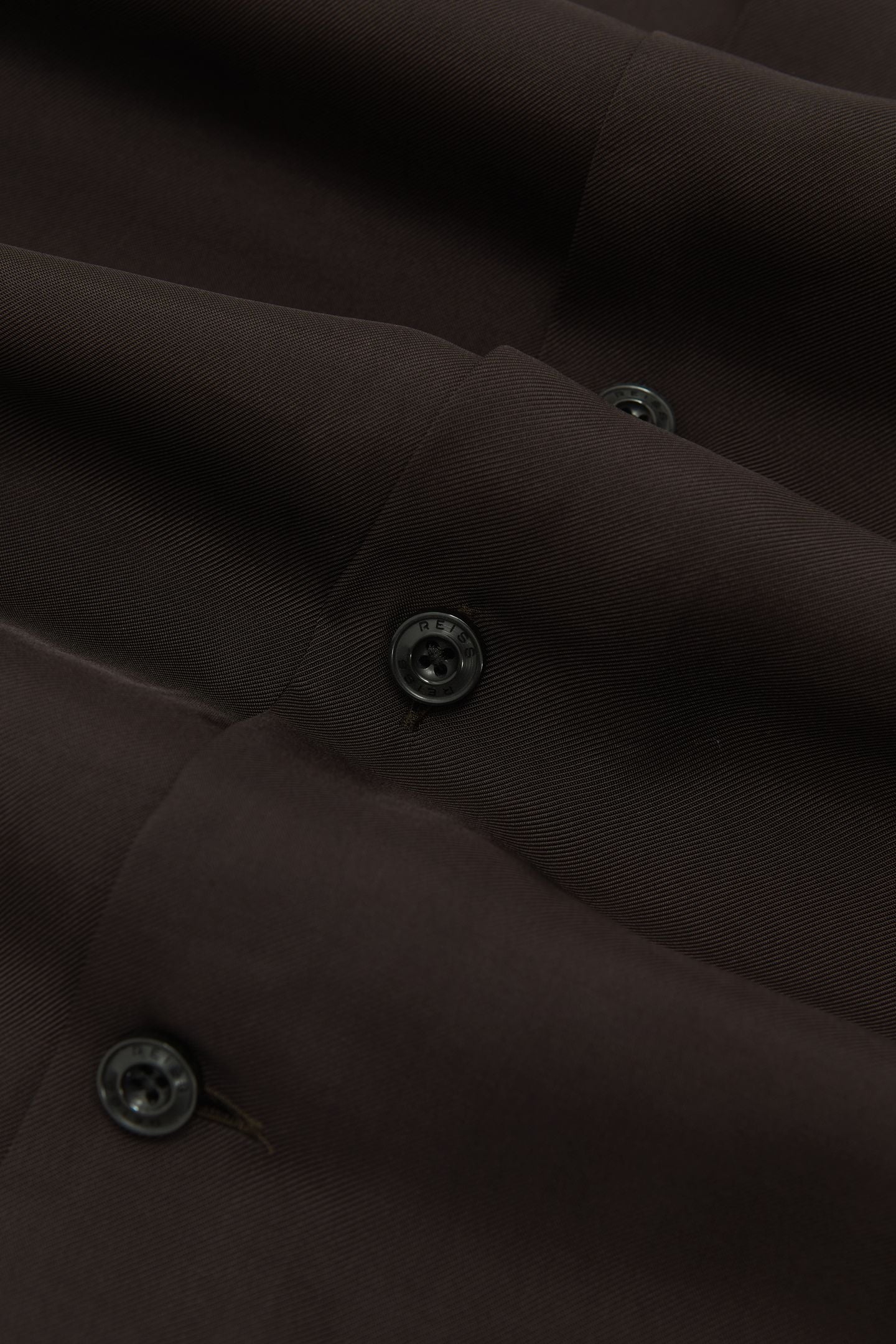 LS TWILL PIPED CUBAN SHIRT CHOCOLATE BROWN 7