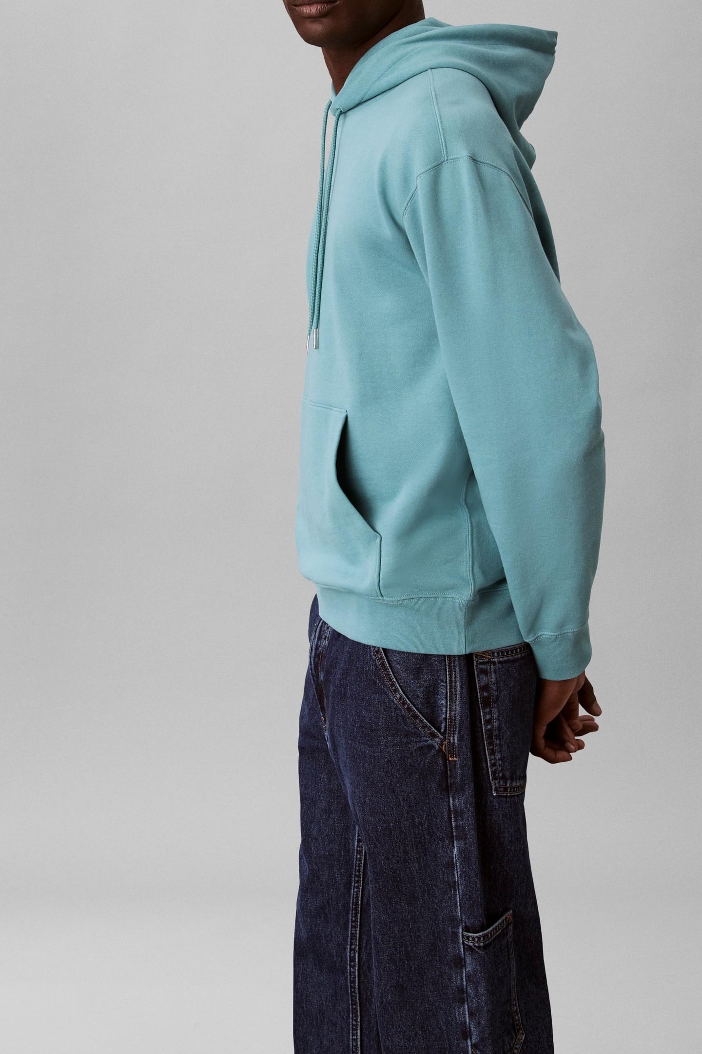 LS EU 350TERRY MICRO HOODIE TEQUILA BLUE 4