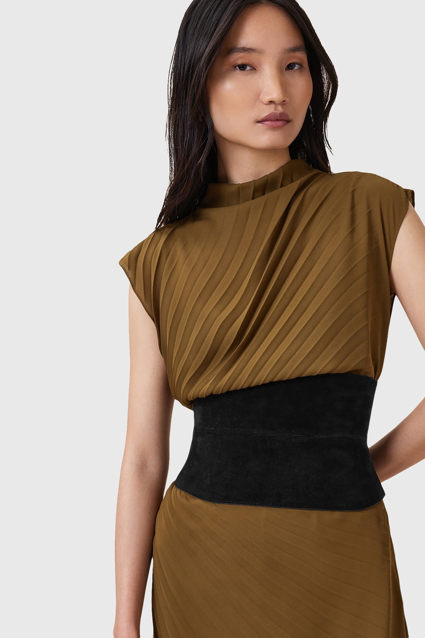 OAKLEIGH SUEDE BELT BLACK 2