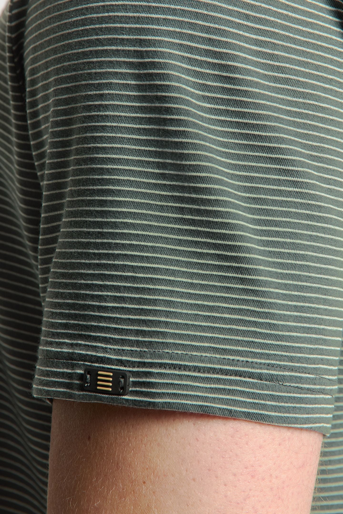 T-SHIRT CREWNECK STRIPES DARK STEEL 7