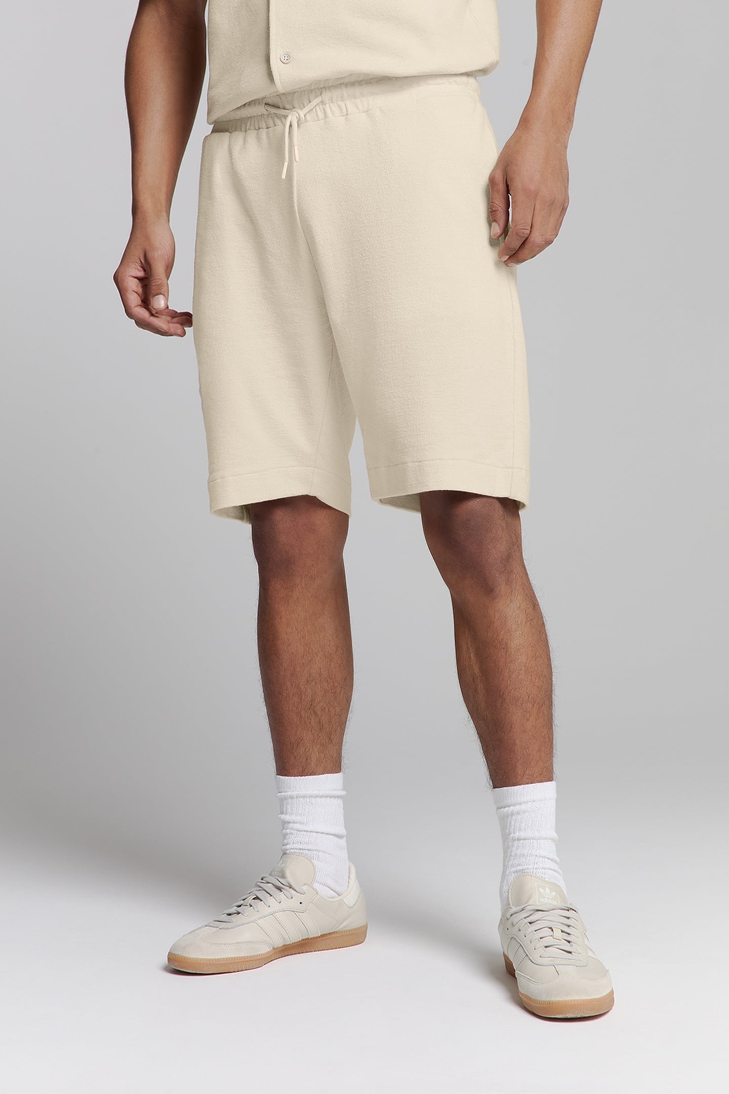 SHORT JERSEY SOLID TERRY CEMENT 1