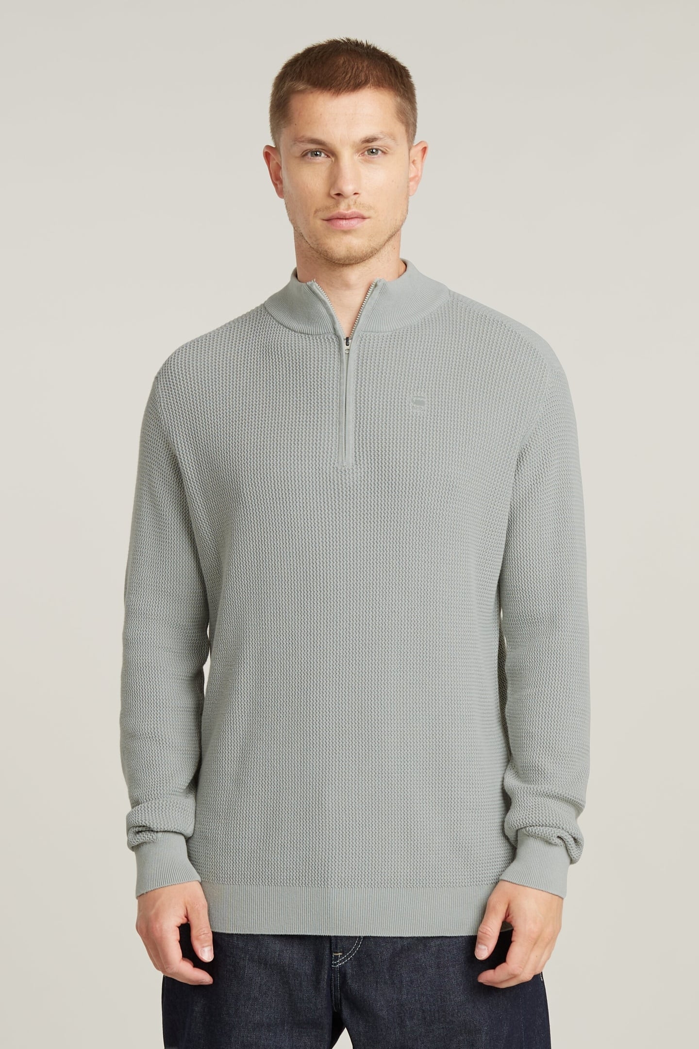 SERRATED SKIPPER KNIT GS MERCURY GD 2