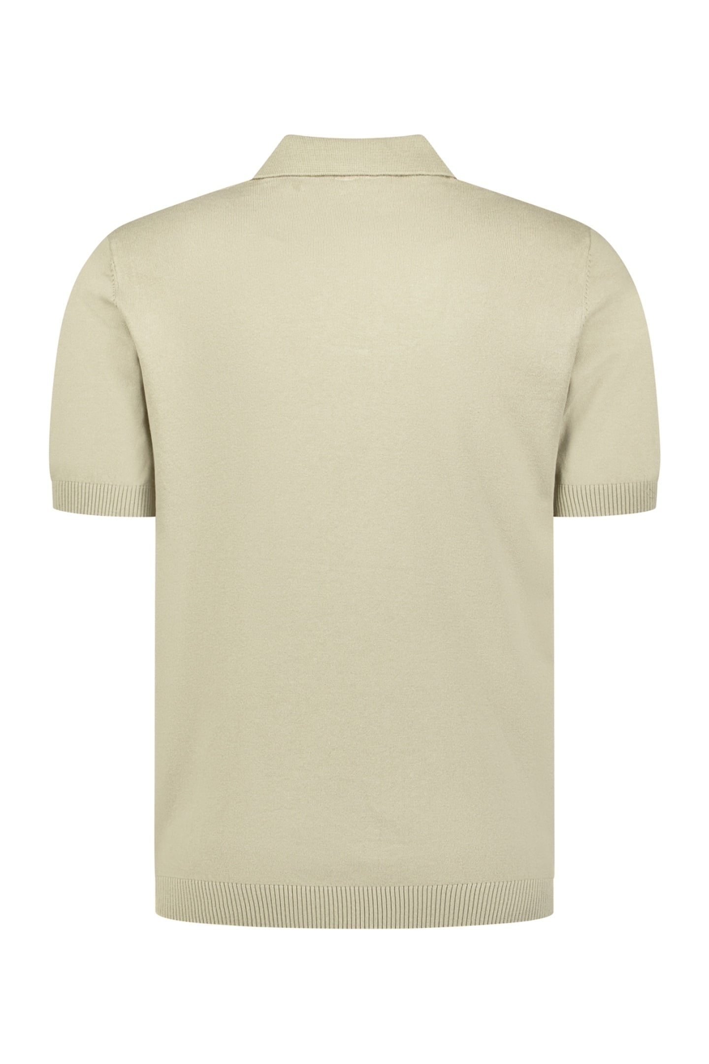 PULLOVER SHORT SLEEVE V-POLO TAUPE 2