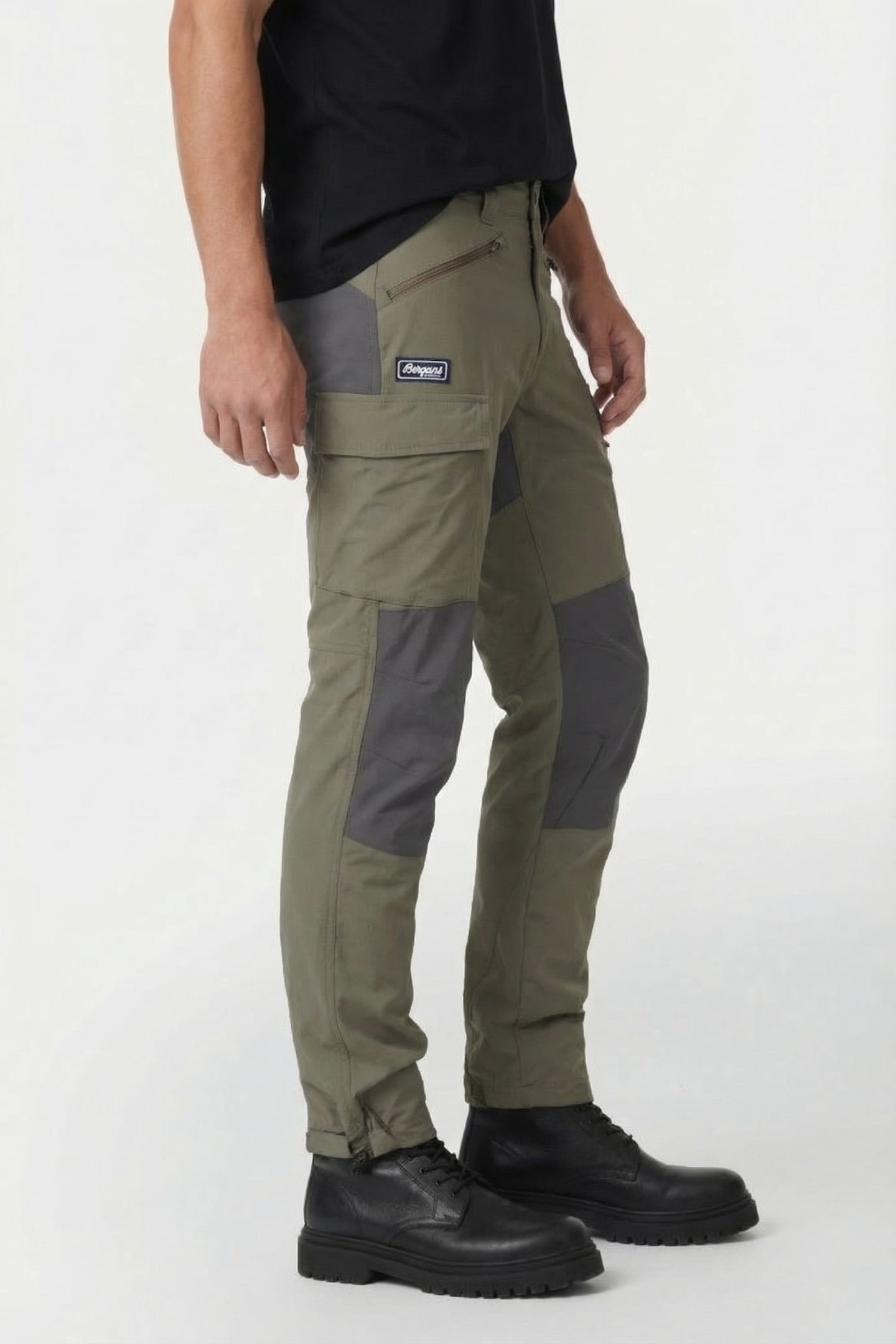 NORDMARKA HYBRID PNT GREENMUD/SOLIDDKGREY 3