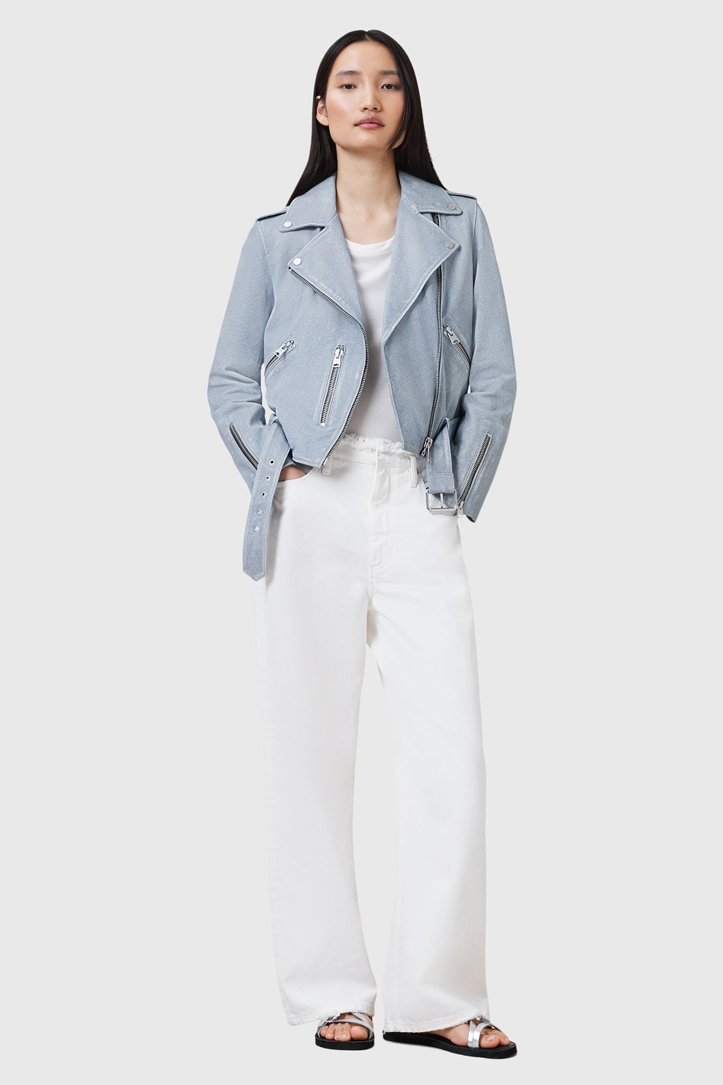 BALFERN BIKER PALE DENIM BLUE 4