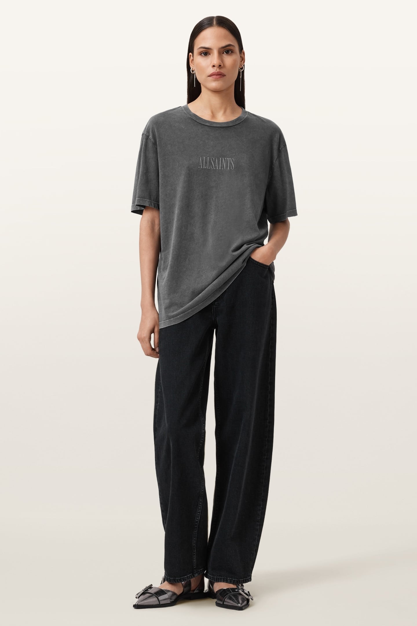 WINGS TEE WASHED BLACK 3