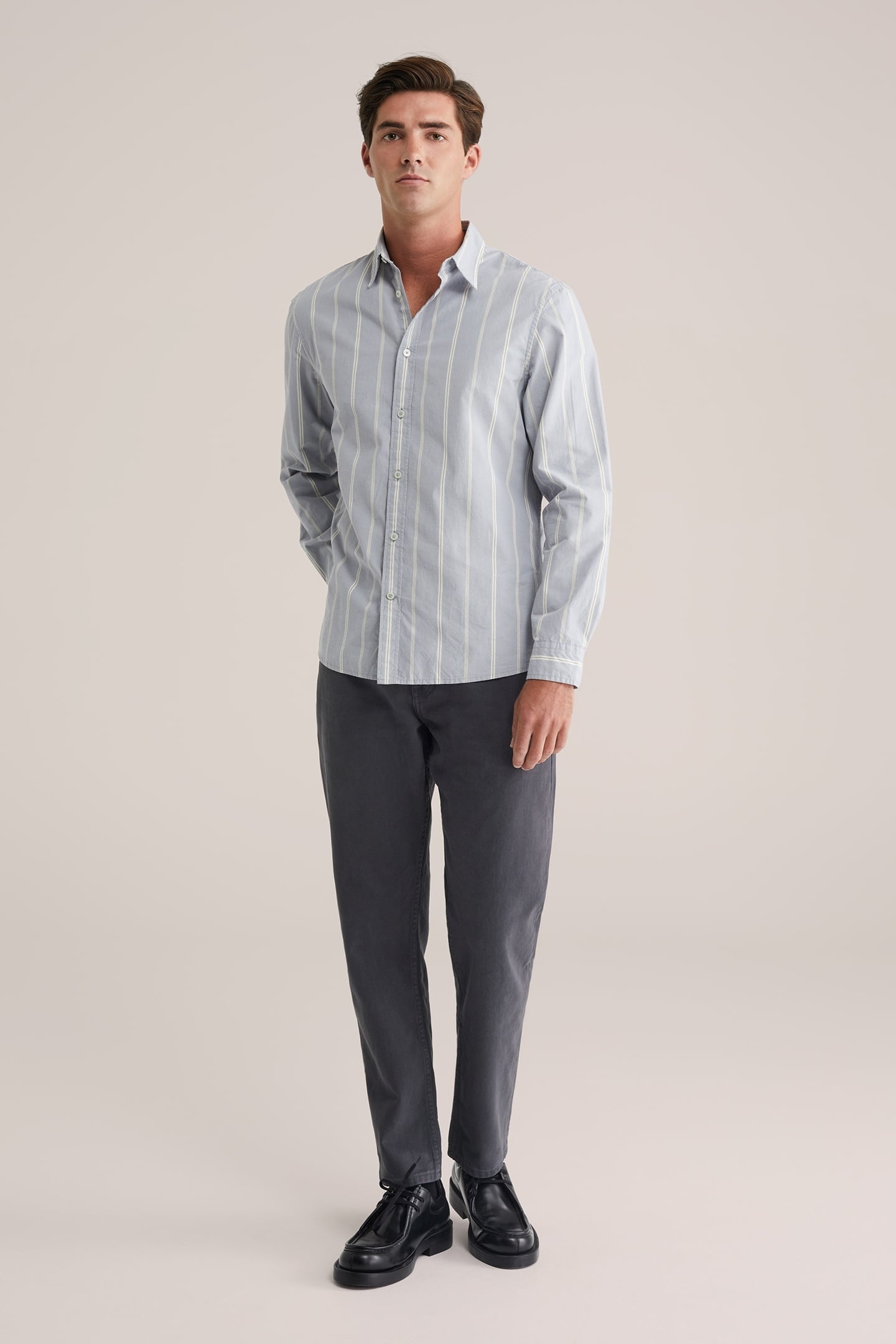 5-POCKET MID WAIST DARK BLUE 3