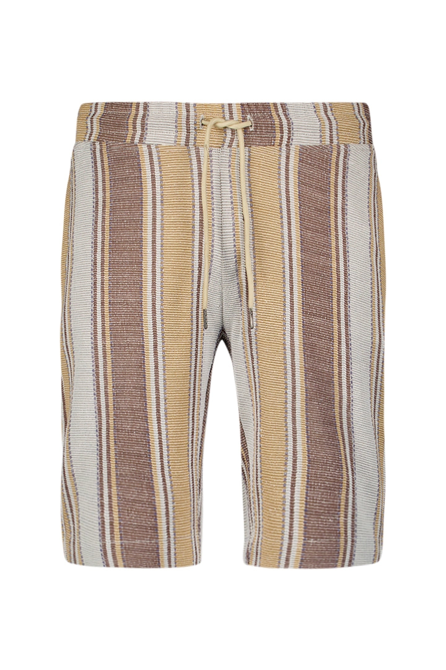 SHORT JERSEY MULTI COLOUR VERTICAL STRIPES YELLOW 4